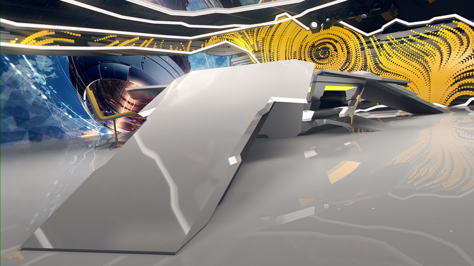 Virtual Studio 29 PBR Low-poly 3D model_9