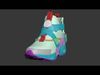 Nike Huarache City Triple Black 3D model_3