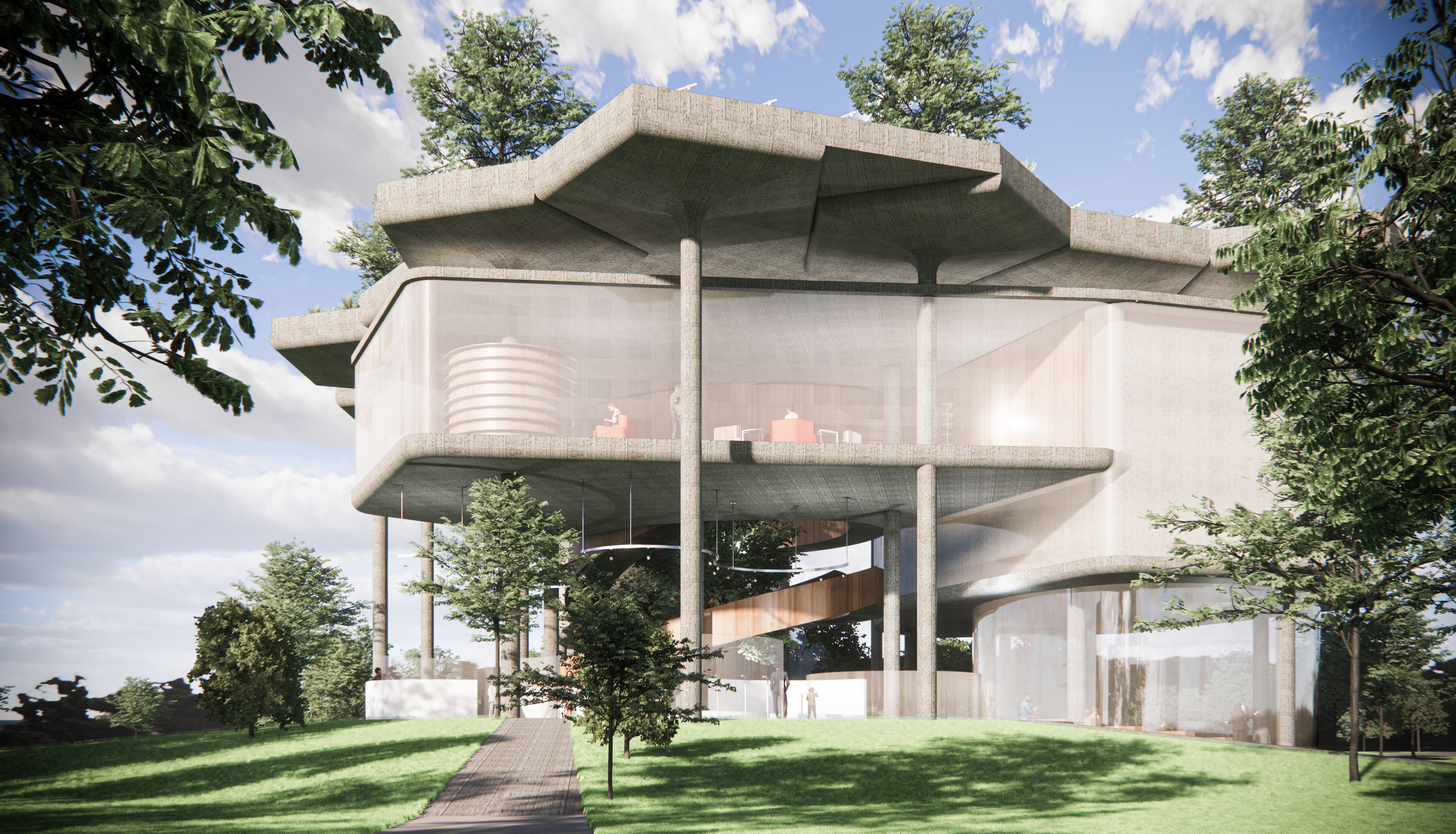 SOLAR ENERGY EXHIBITION CONCEPTUAL ARCHITECTURE DESIGN 3D model_11