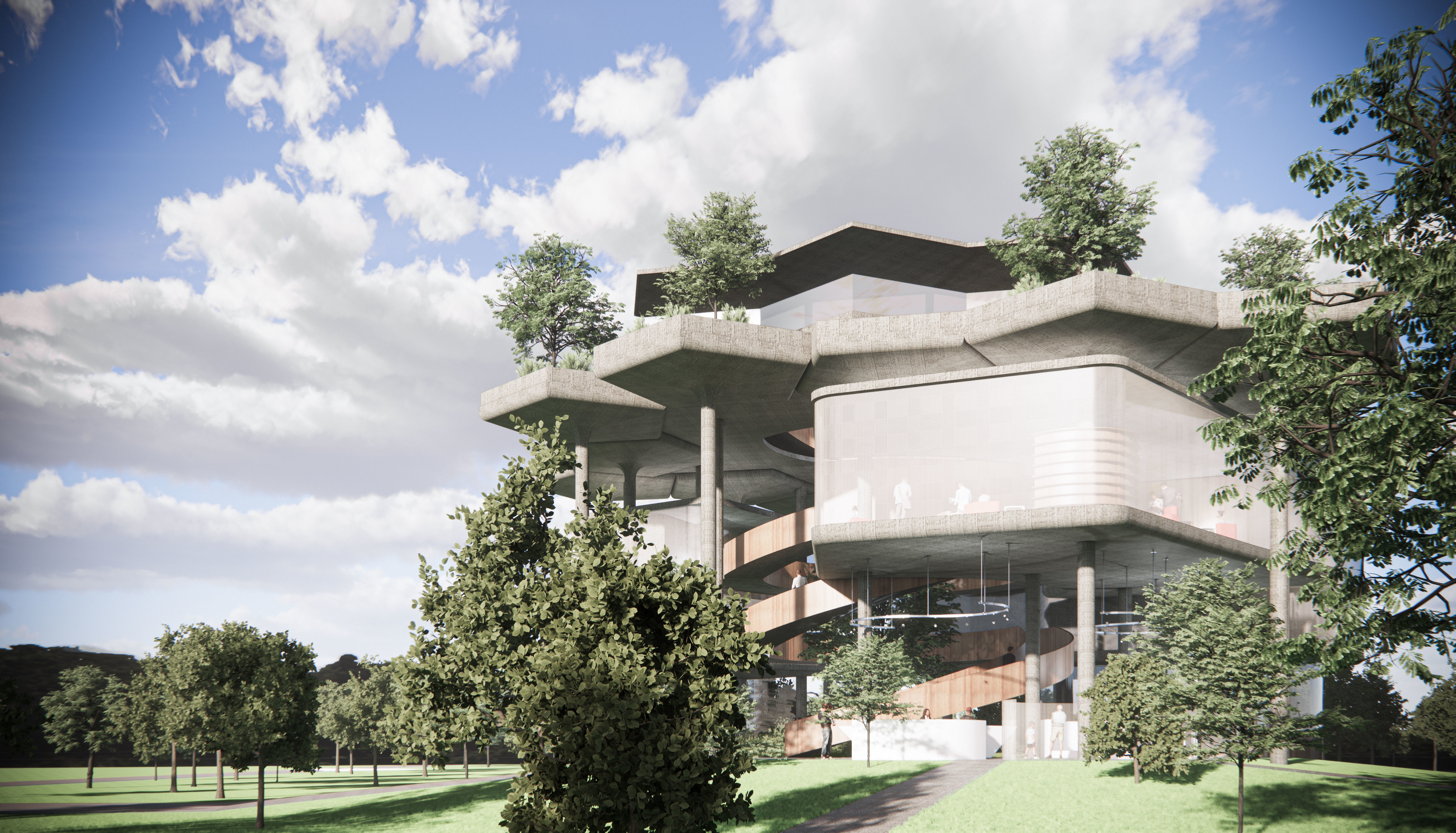 SOLAR ENERGY EXHIBITION CONCEPTUAL ARCHITECTURE DESIGN 3D model_3