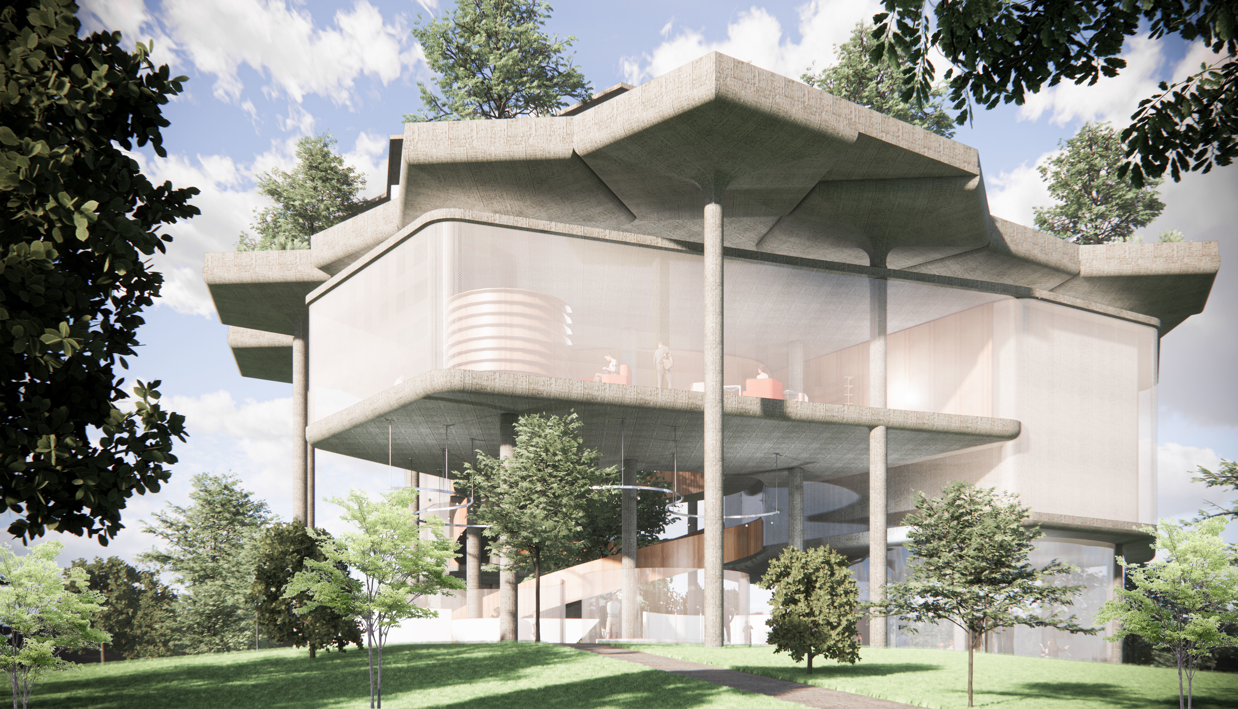 SOLAR ENERGY EXHIBITION CONCEPTUAL ARCHITECTURE DESIGN 3D model_2