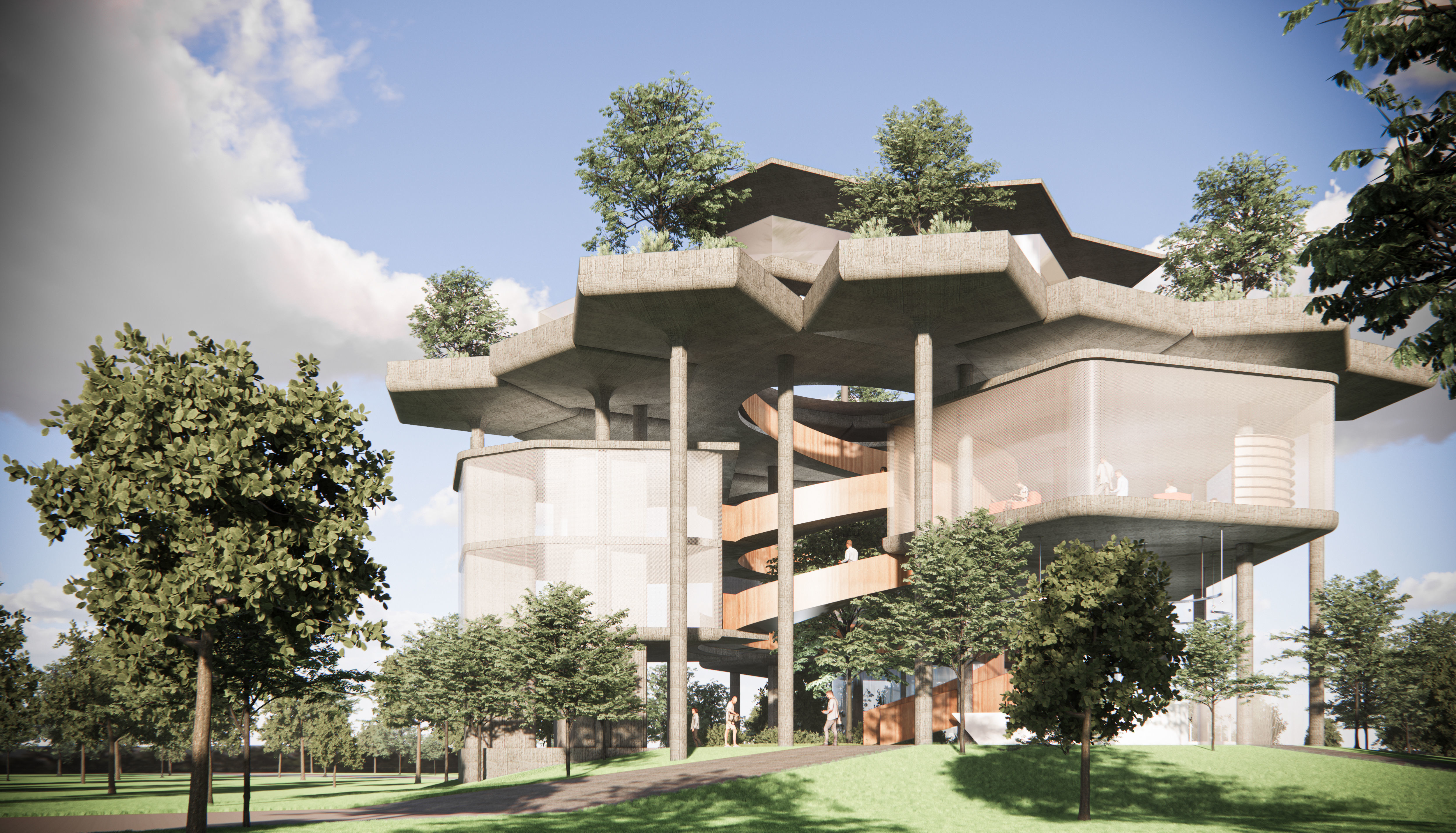 SOLAR ENERGY EXHIBITION CONCEPTUAL ARCHITECTURE DESIGN 3D model_6