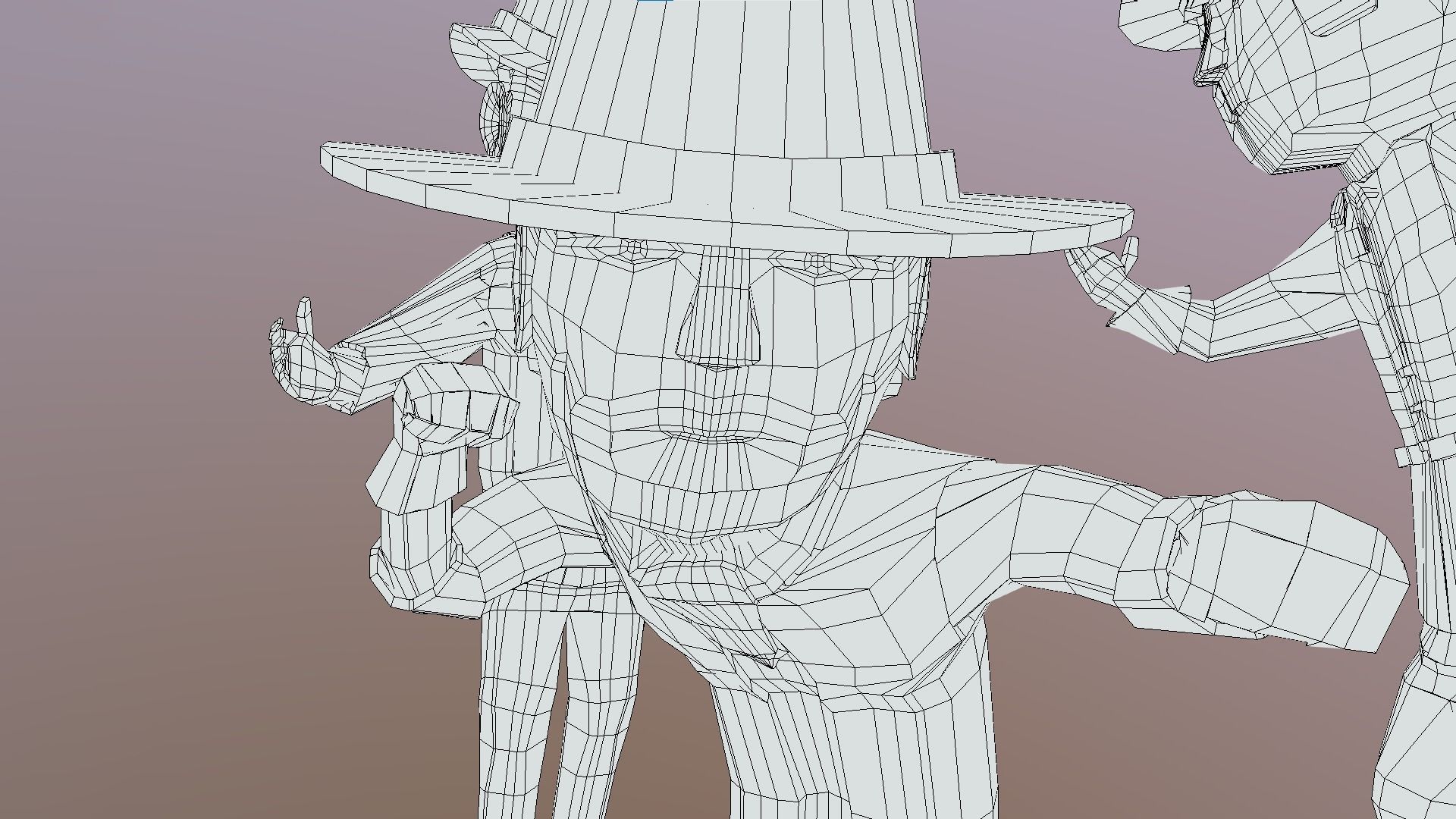 Wild West Outlaws - Character Pack Low-poly 3D model_7