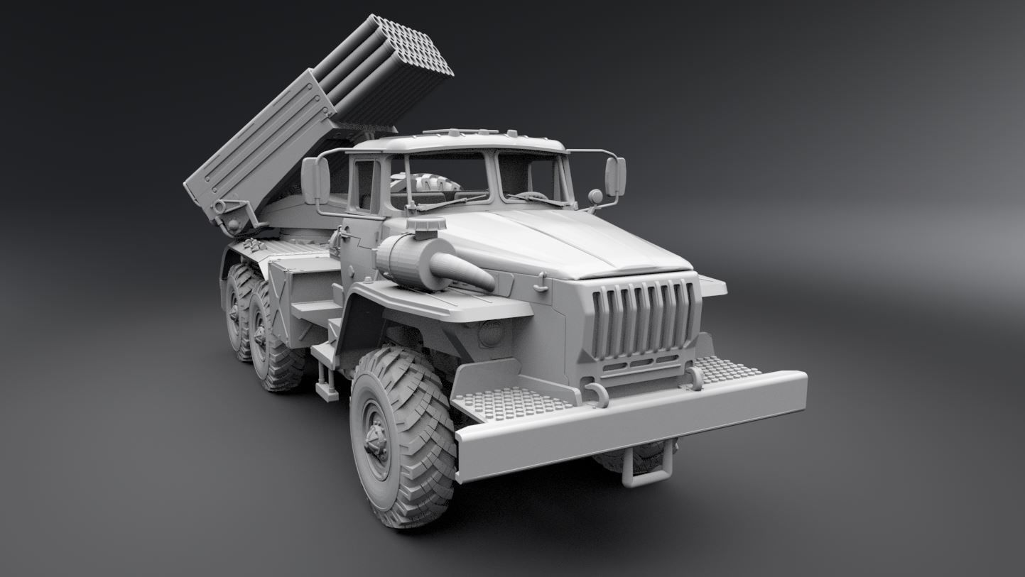 BM21 Grad Scale model 3D print model_3