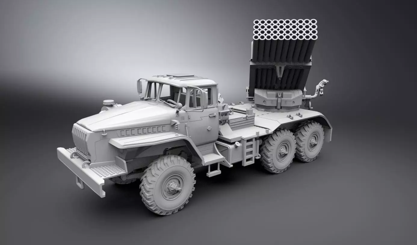 BM21 Grad Scale model 3D print model_0