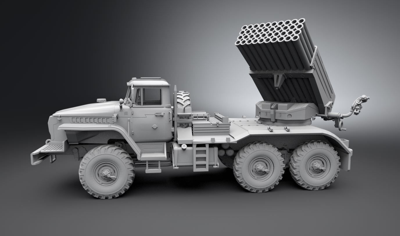 BM21 Grad Scale model 3D print model_4