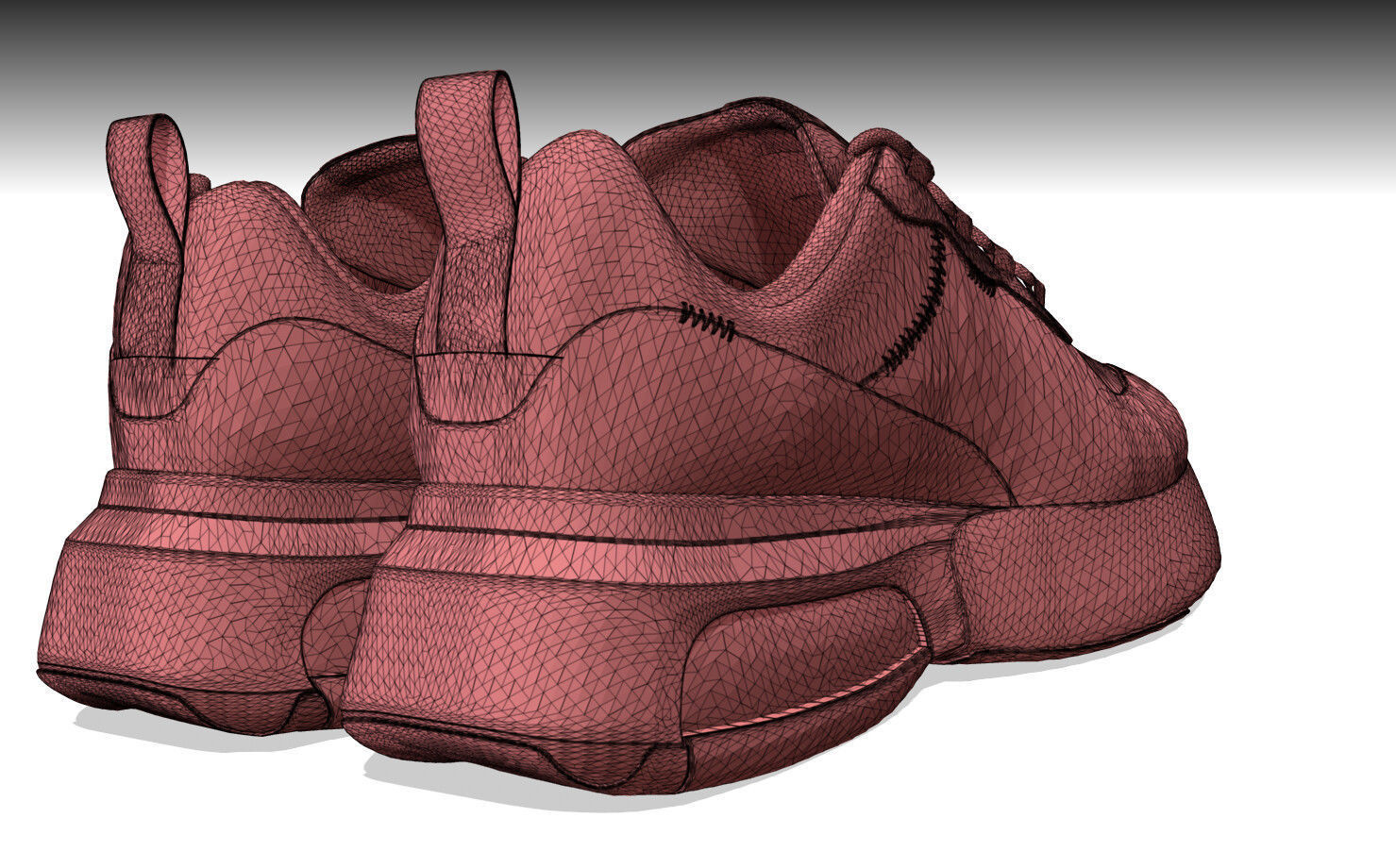 NIKE AIRMAX SHOES PBR Low-poly 3D model_7