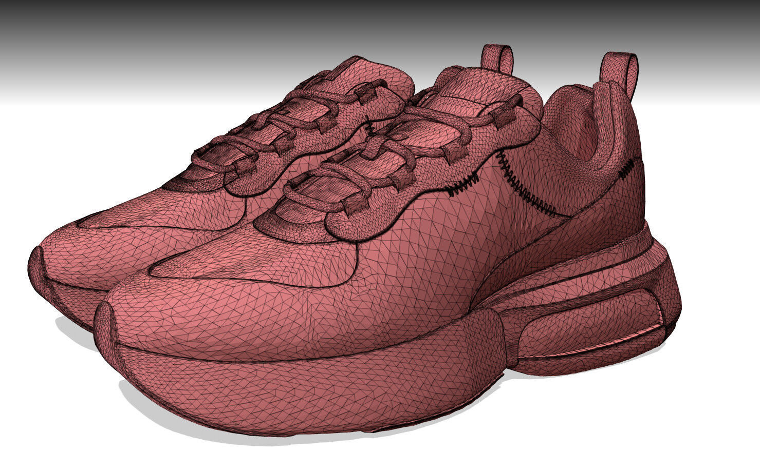 NIKE AIRMAX SHOES PBR Low-poly 3D model_5