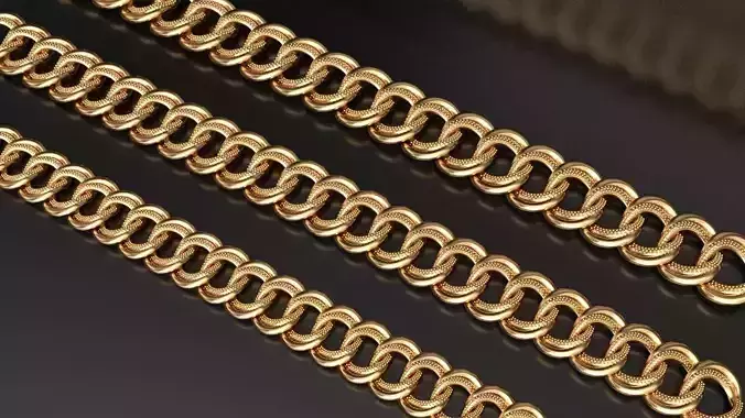 Cuban Link Chain Curb Dual Model