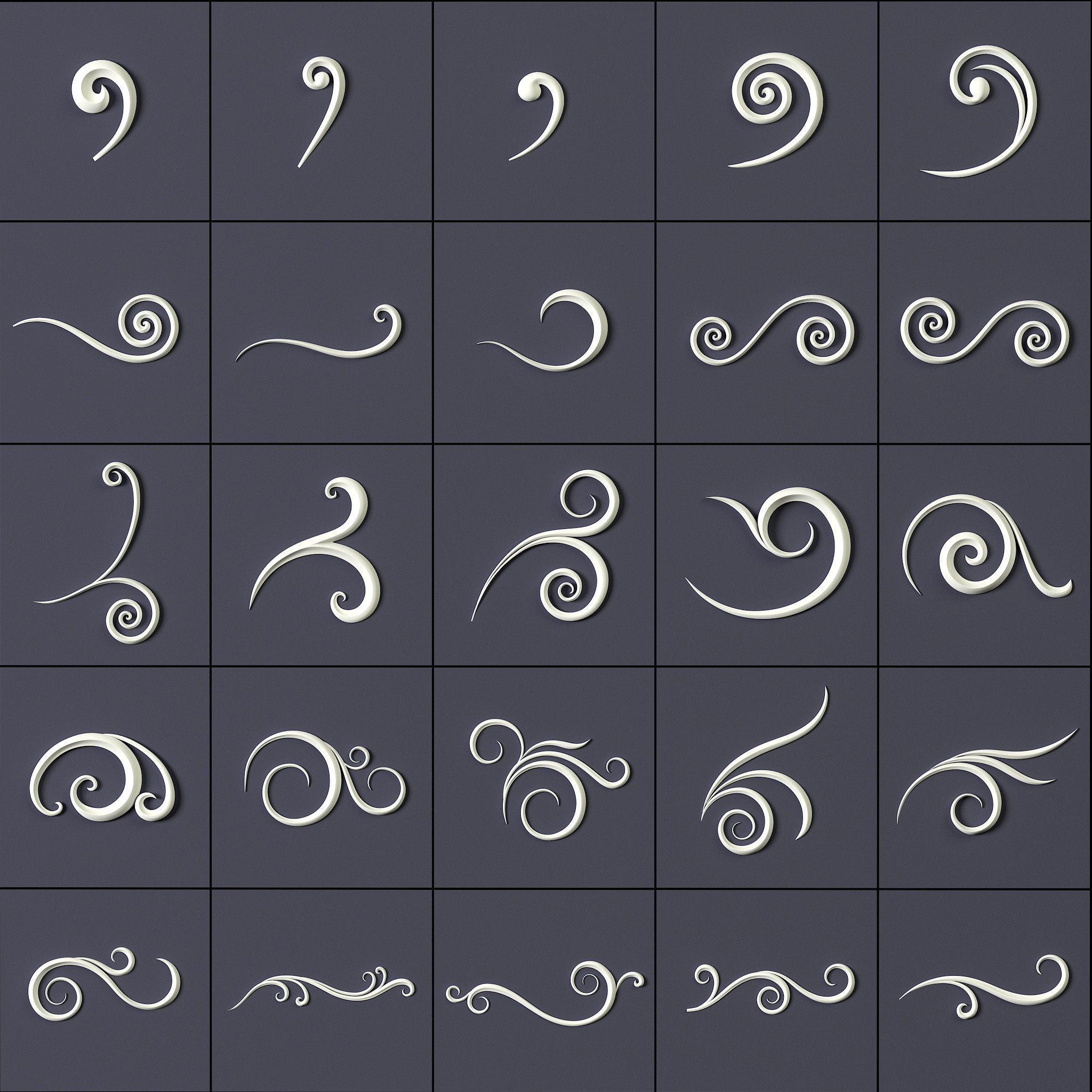 ARCHITECTURAL KITBASH - VOL 01 - 02 - 03 - 04 - 05 3D Model Collection_31