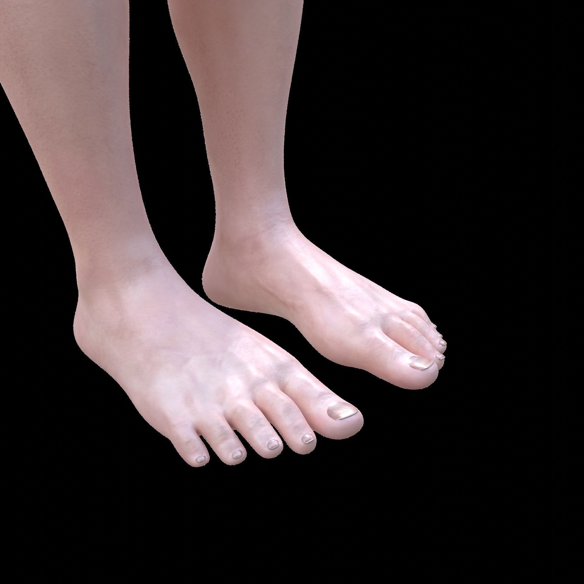 Old man base model - Realistic Low-poly 3D model_23