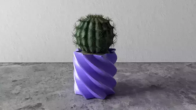 Plant Pot Holder 3D Print Model 5 3D print model