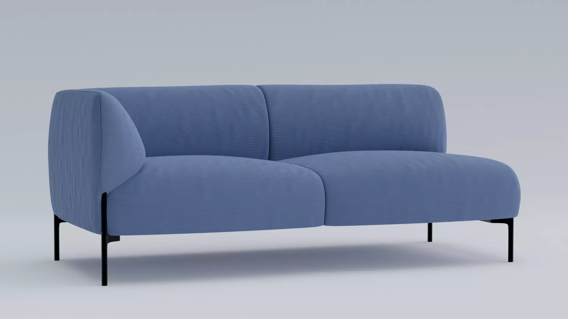 Panda sofa Low-poly 3D model_0
