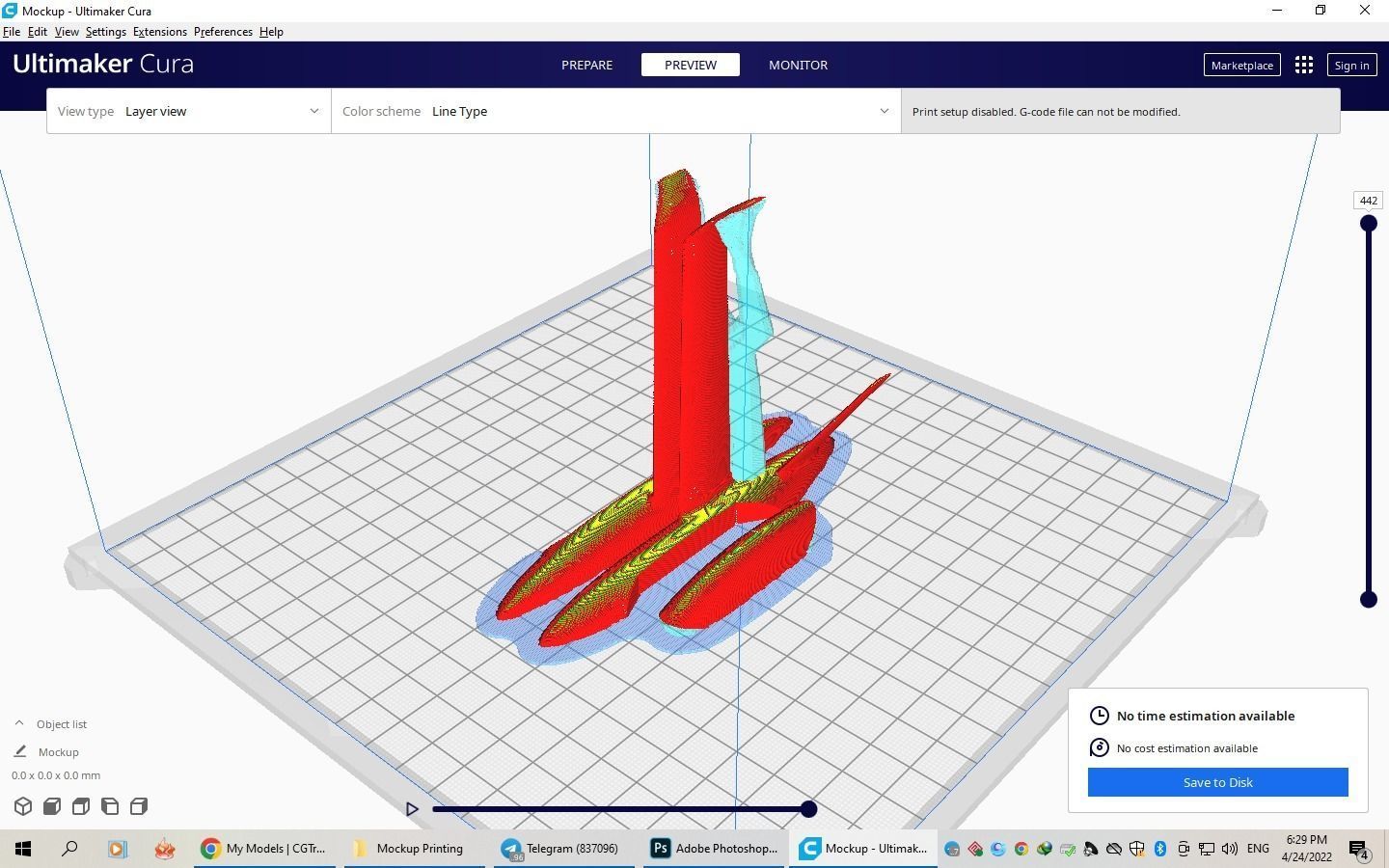 V-33 Aircraft Mockup Free 3D print model_1