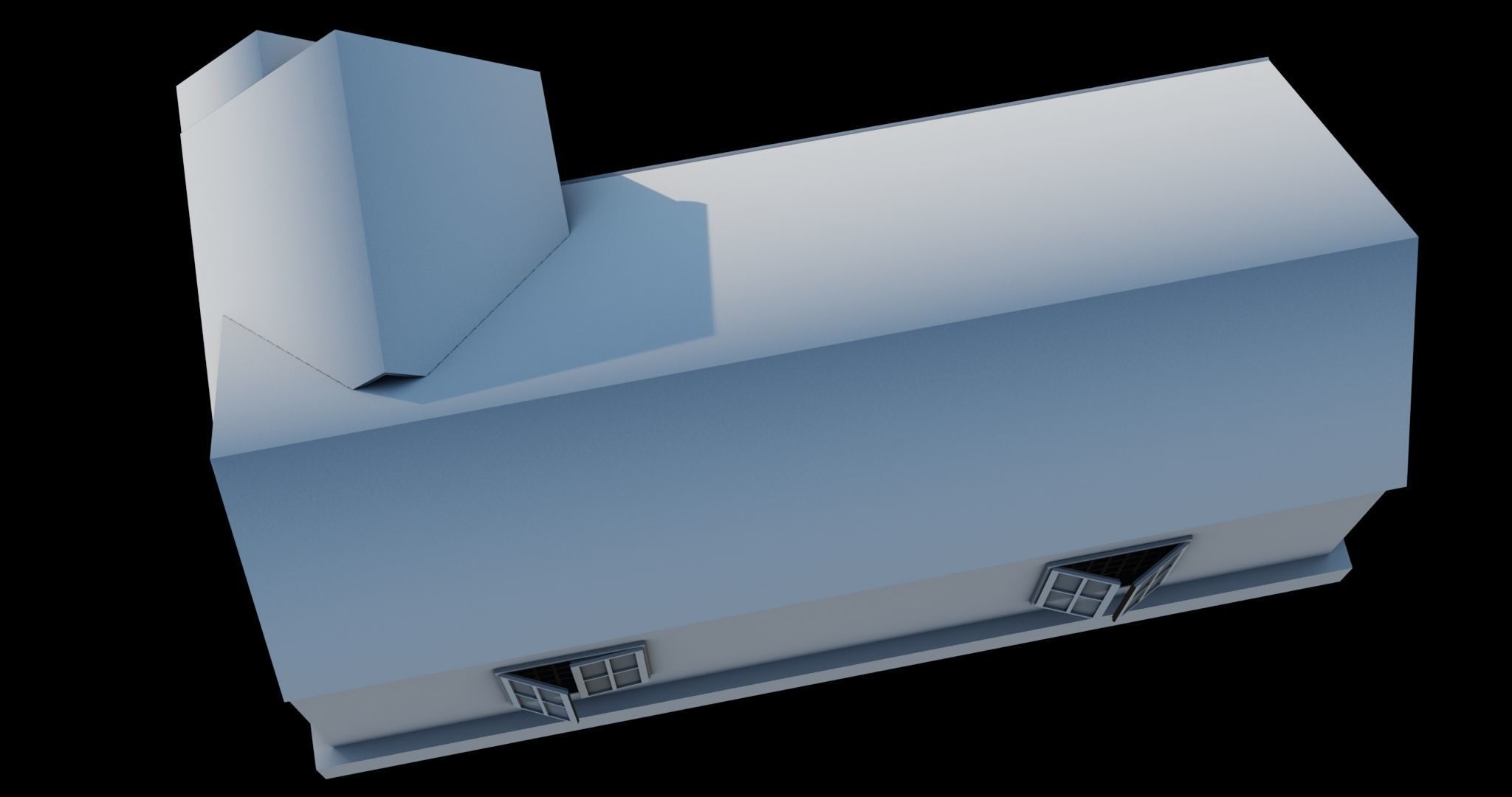 Family House PBR Unity UE Arnold V-Ray Textures Included Low-poly 3D model_24