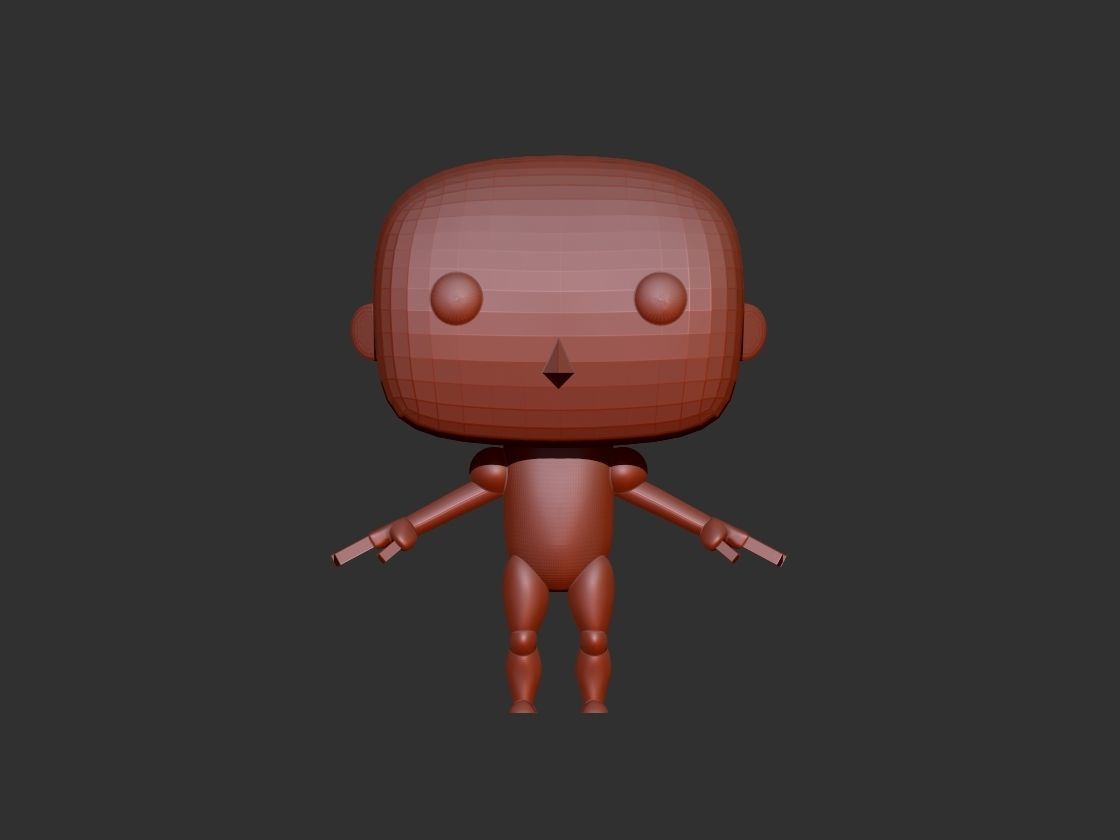 Base Mash Funko Pop 3D model_4