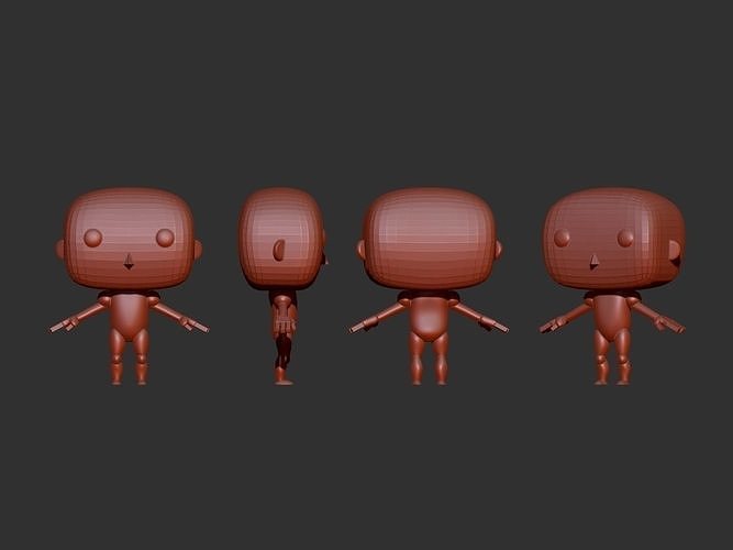 Base Mash Funko Pop 3D model