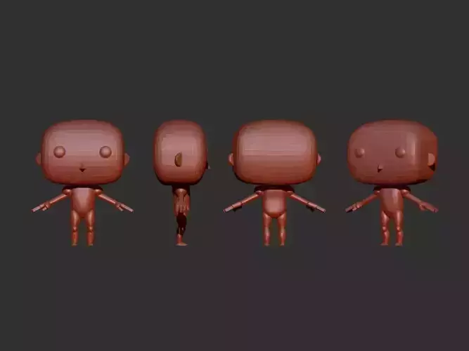 Base Mash Funko Pop 3D model