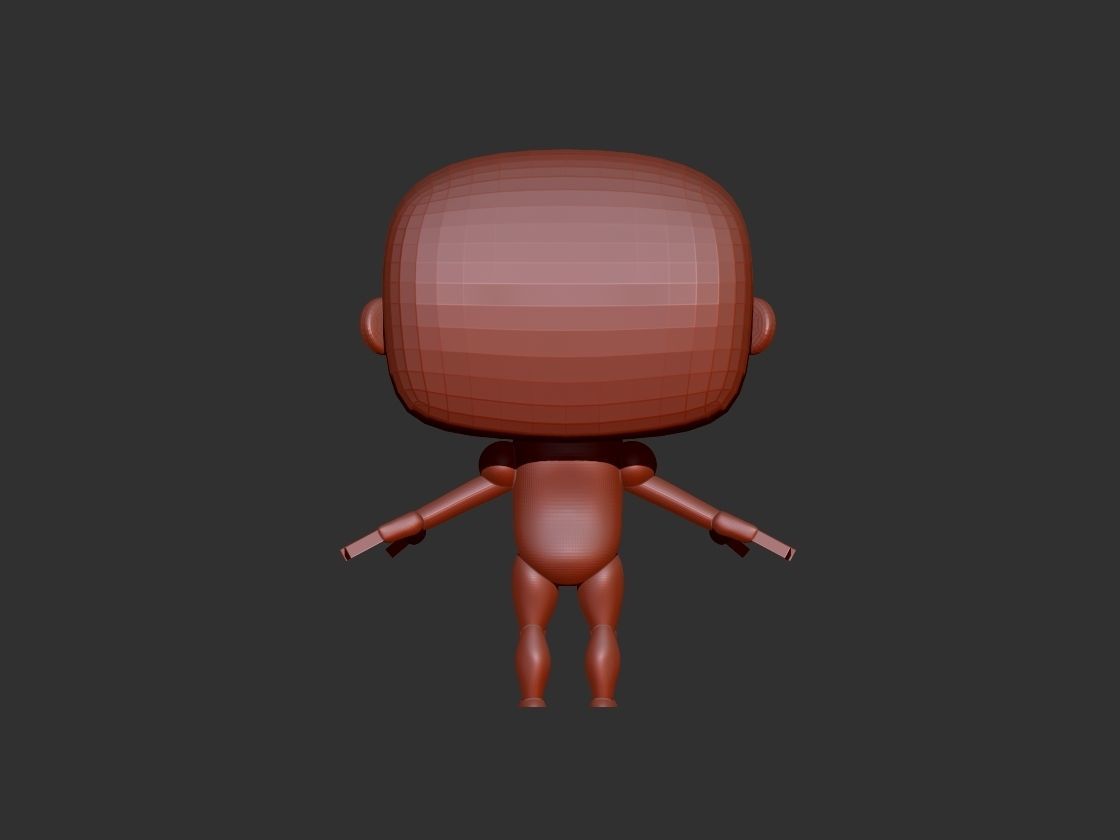 Base Mash Funko Pop 3D model_2