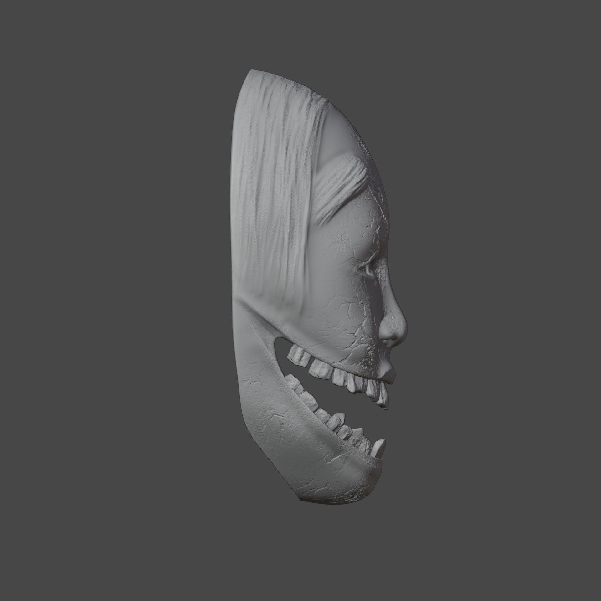 Ghostwire Tokyo Ko-Omote Mask Replica STL Printable 3D print model_2