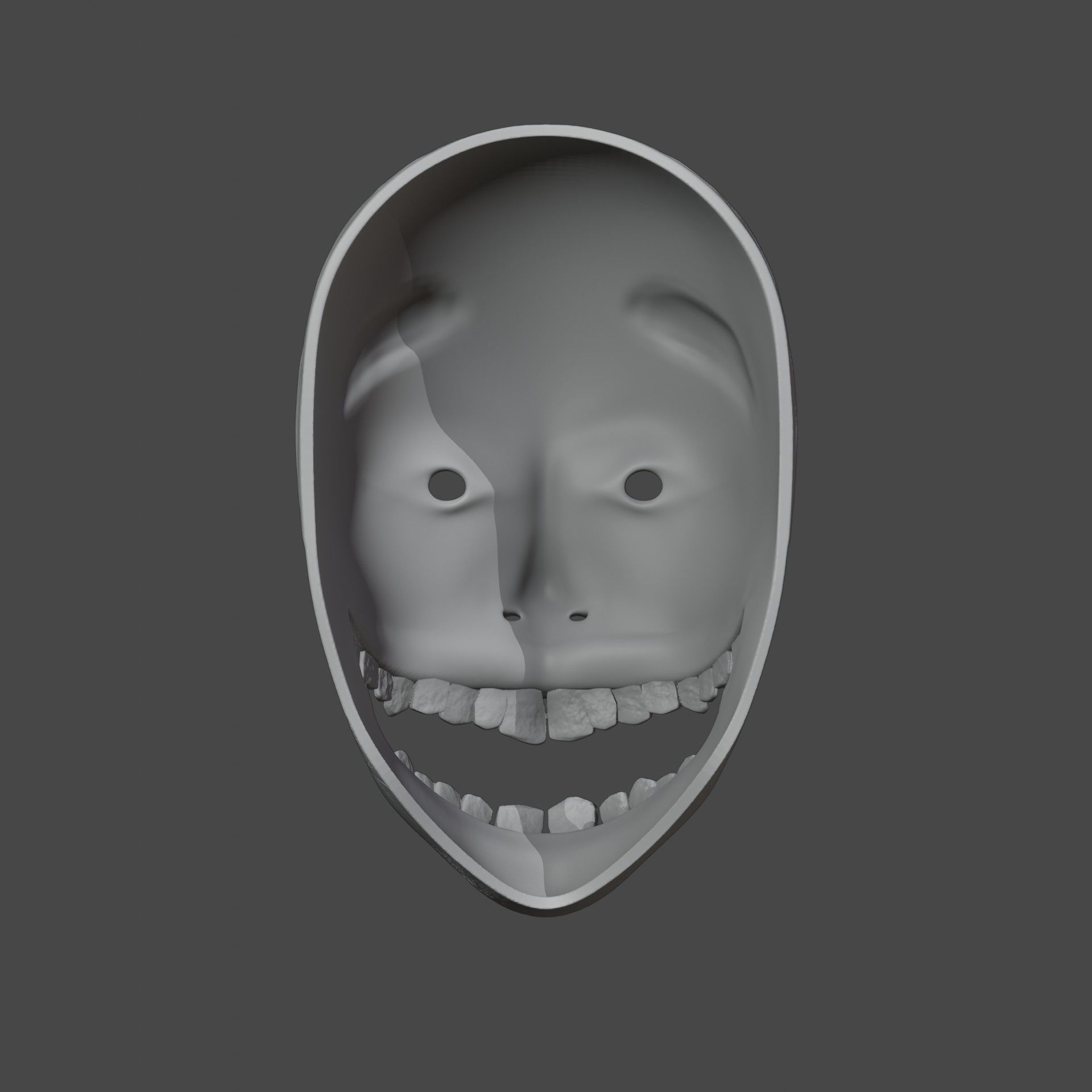 Ghostwire Tokyo Ko-Omote Mask Replica STL Printable 3D print model_3