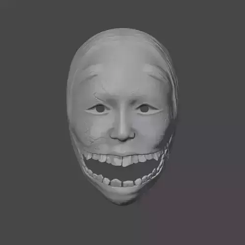 Ghostwire Tokyo Ko-Omote Mask Replica STL Printable 3D print model