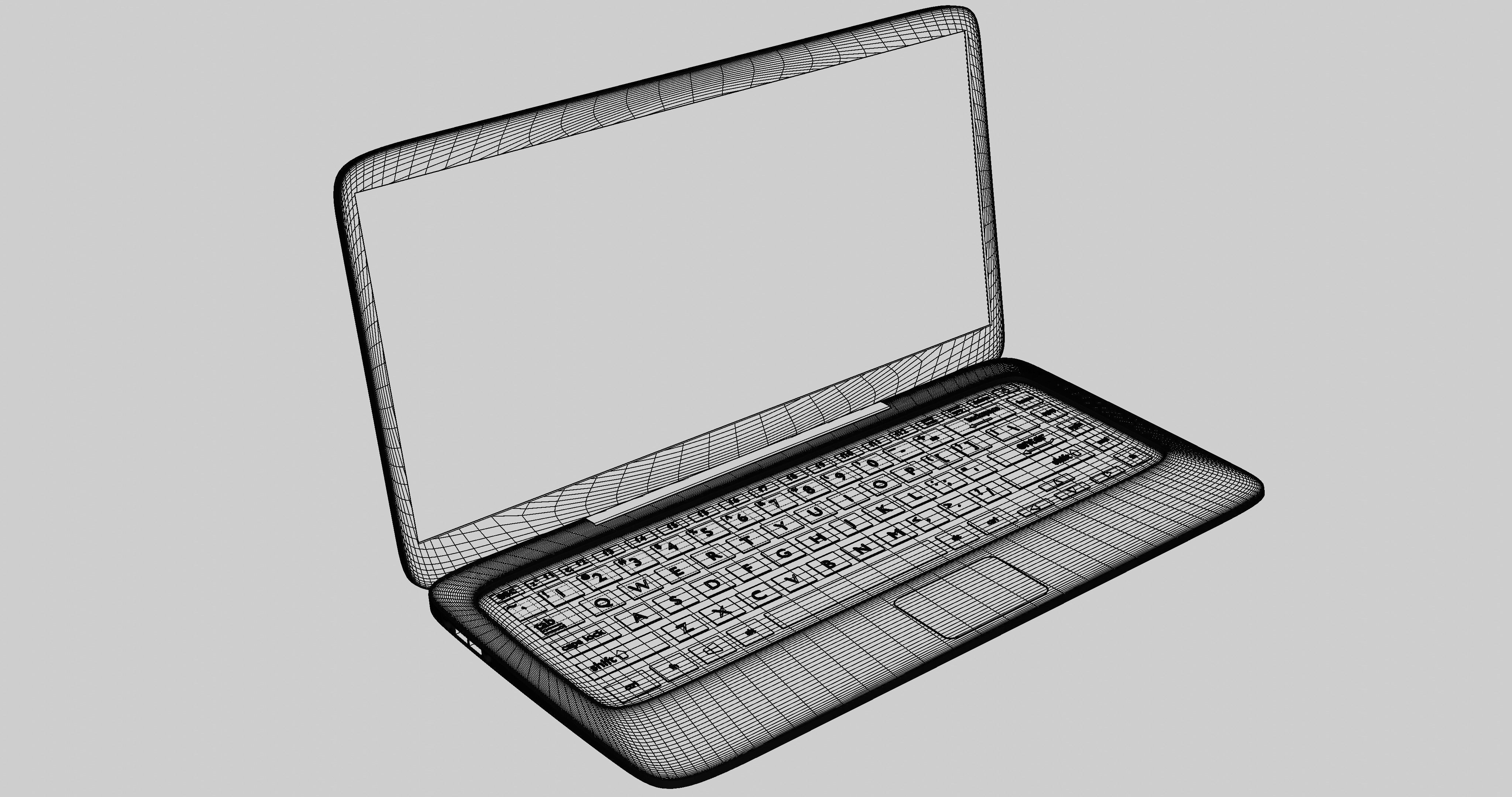 Laptop-With-Led-Keys best laptops 3D model_2