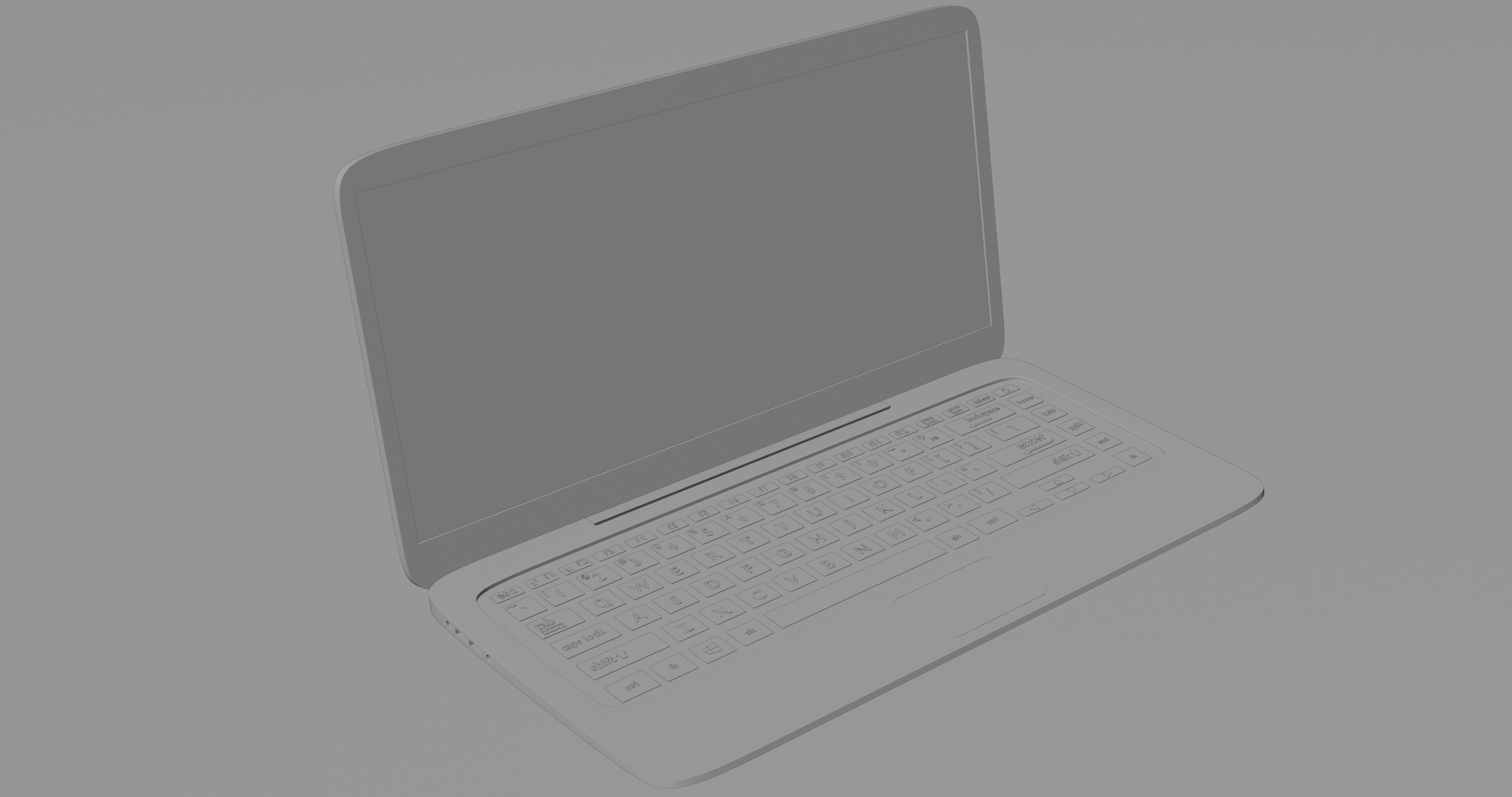 Laptop-With-Led-Keys best laptops 3D model_1