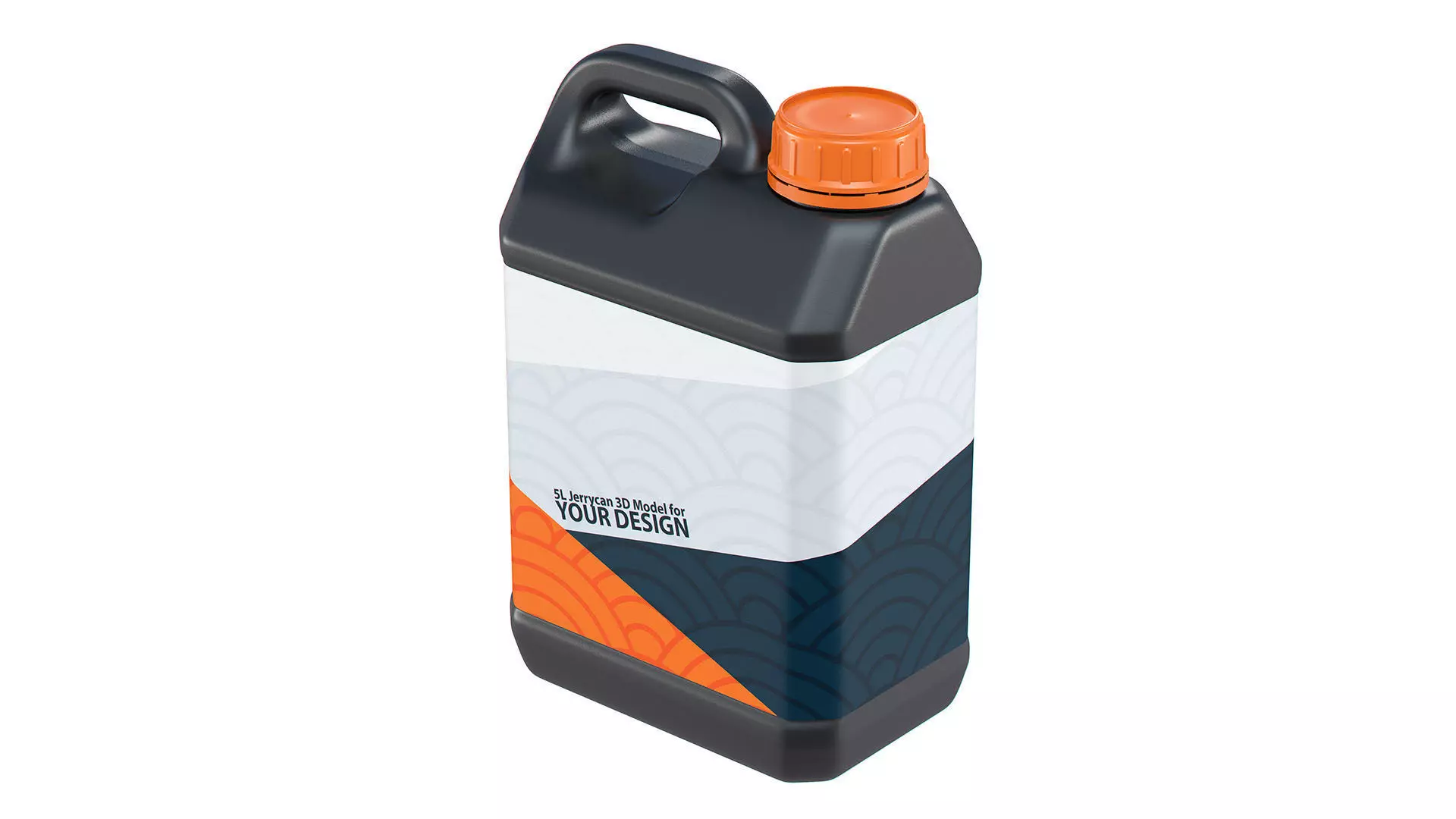 5L Plastic Jerrycan 3D model_0