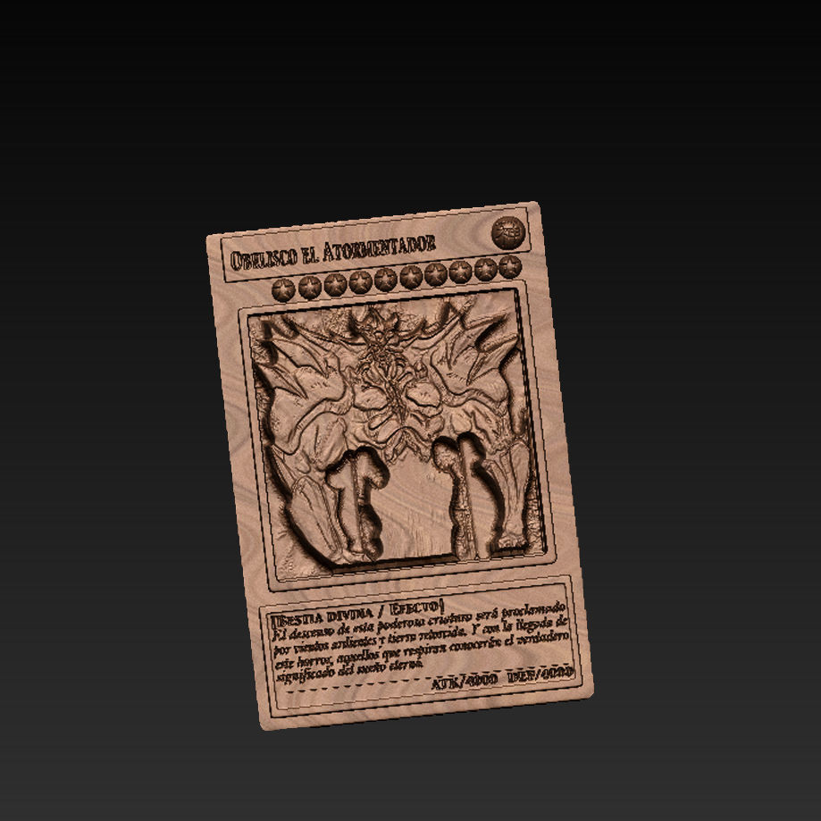 Cartas dioses egipcios yugioh Egyptian God Cards Yu-Gi-Oh 3D print model_3