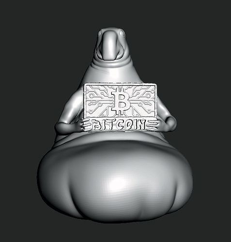 Homunculus Loxodontus and Bitcoin 3D model 3D print model
