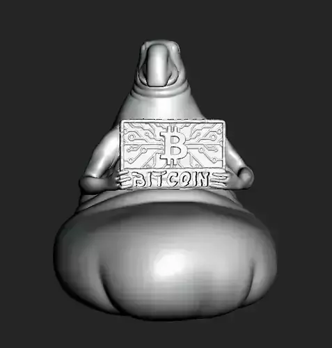 Homunculus Loxodontus and Bitcoin 3D model 3D print model