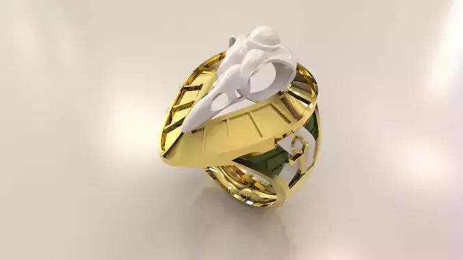 Moon Knight Concept Art Men Ring 3D print model