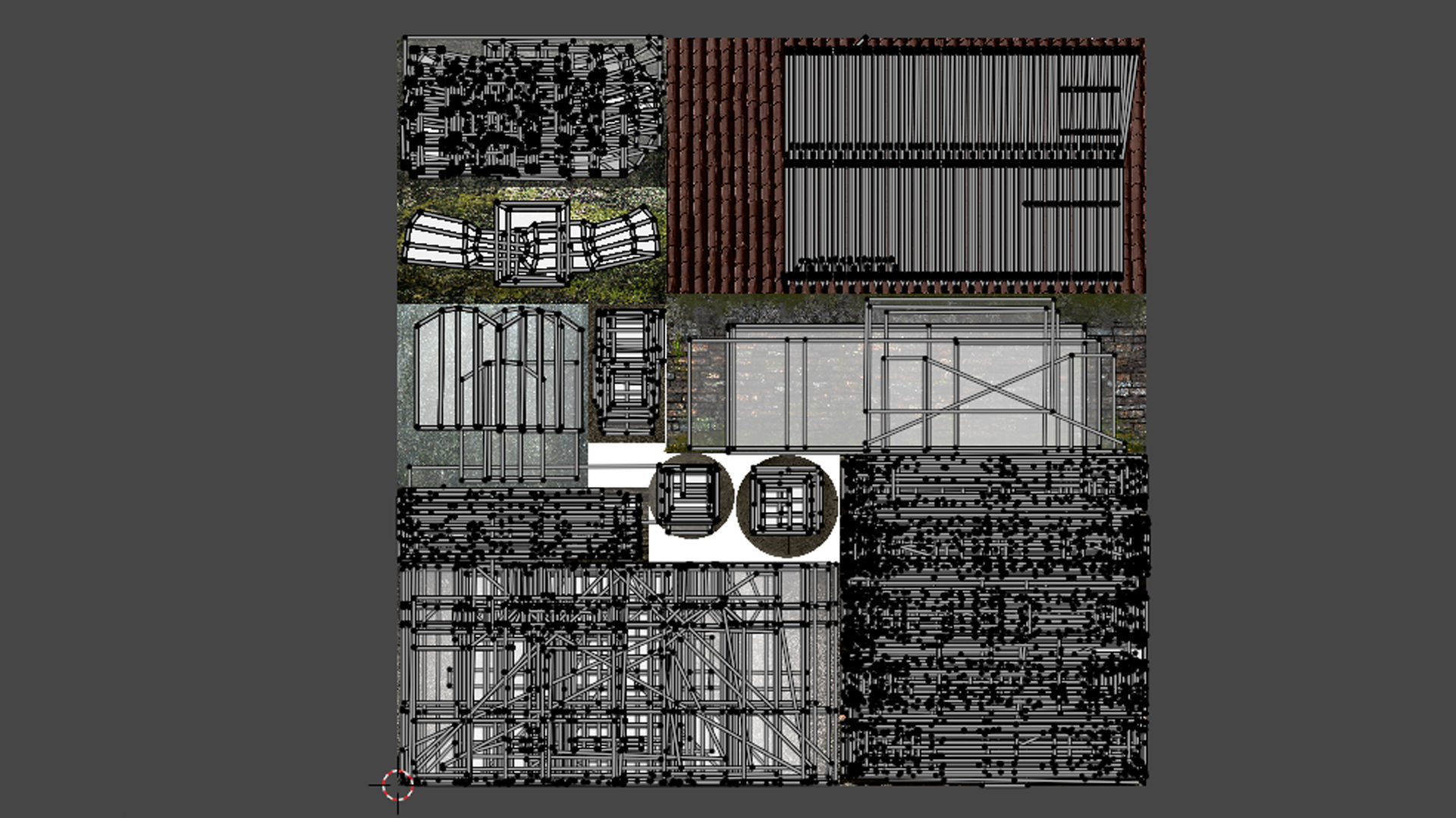 medieval tavern Low-poly 3D model_8