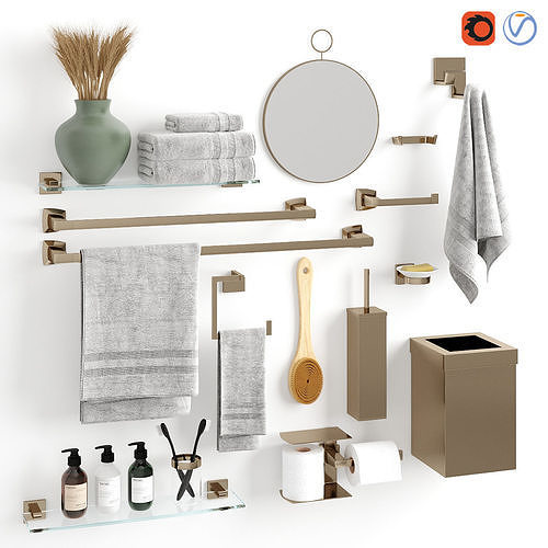 Bath Accessories Brizo-Gatco 3D model