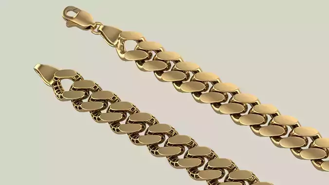 Gourmet Bracelet Chain 3D print model