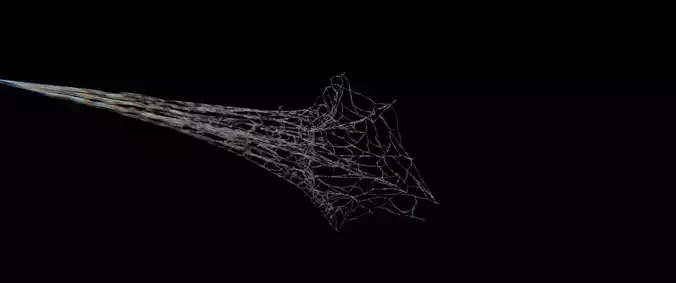 Spider-Man Web 3D Model 3D model