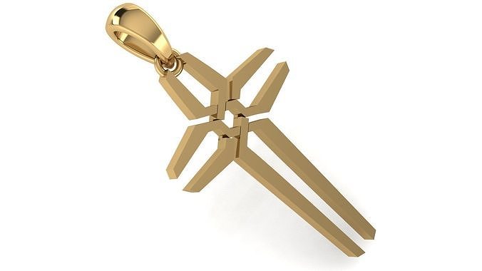 CROSS PENDANT CR60 3D print model