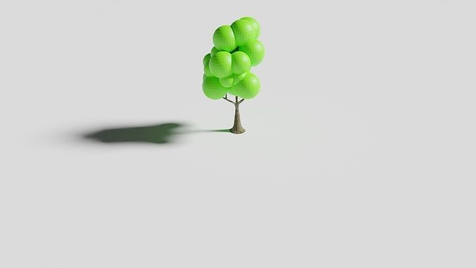 LOW POLY Tree 3D model Free 3D model