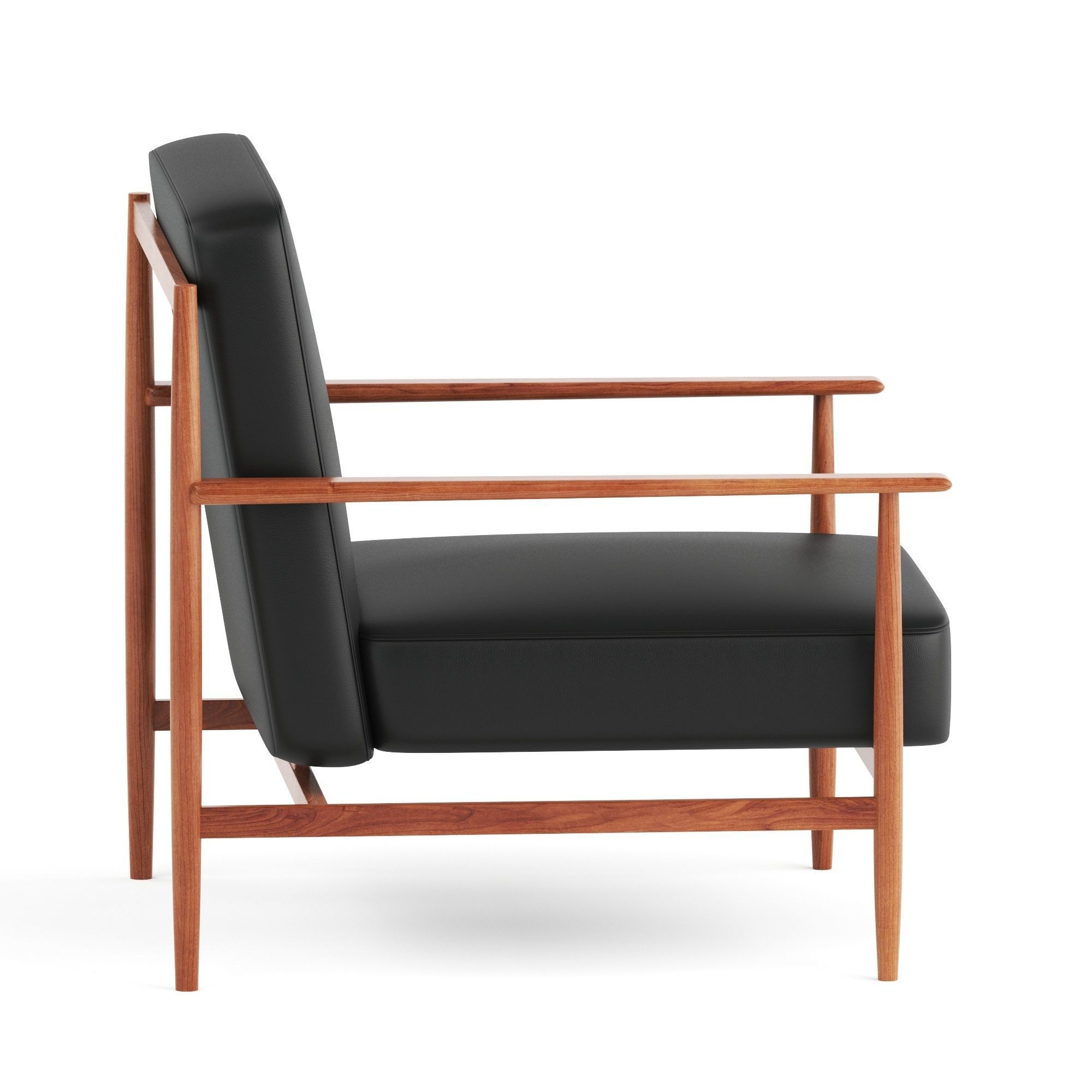 GAIA Leather armchair mg12 Free 3D model_1