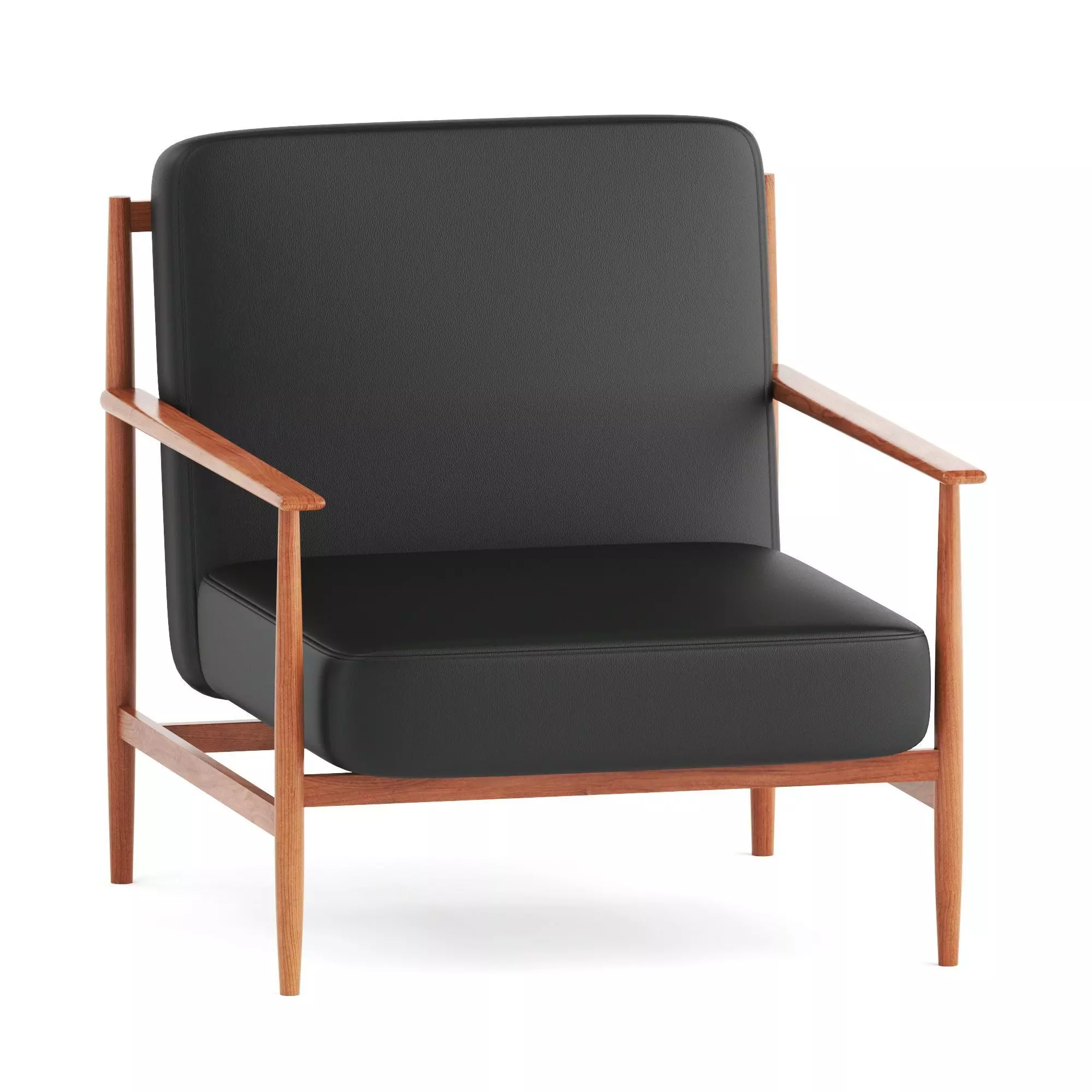 GAIA Leather armchair mg12 Free 3D model_0