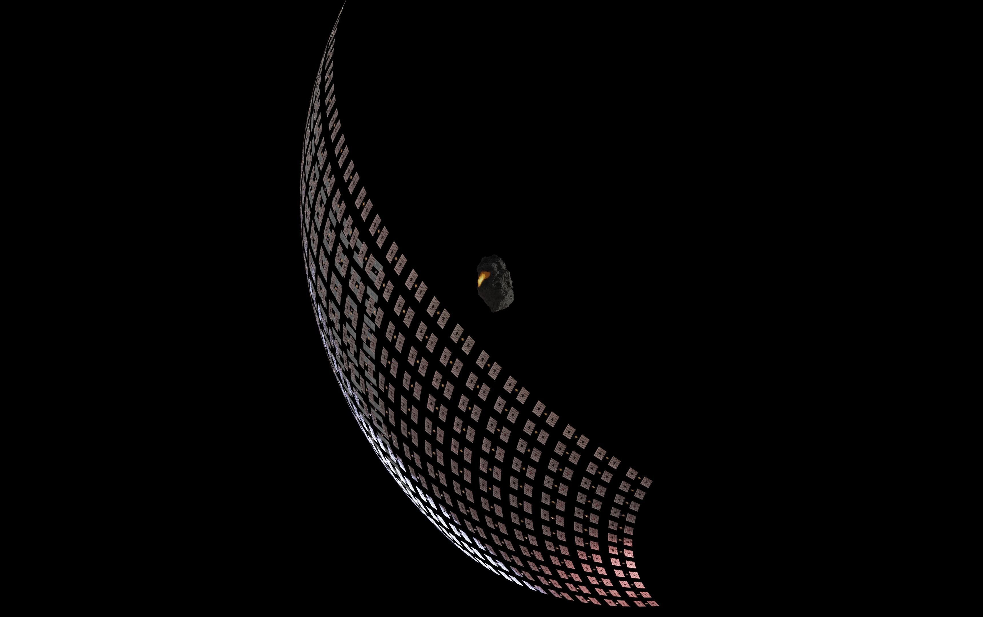 Asteroid smelting satellites 3D model_58