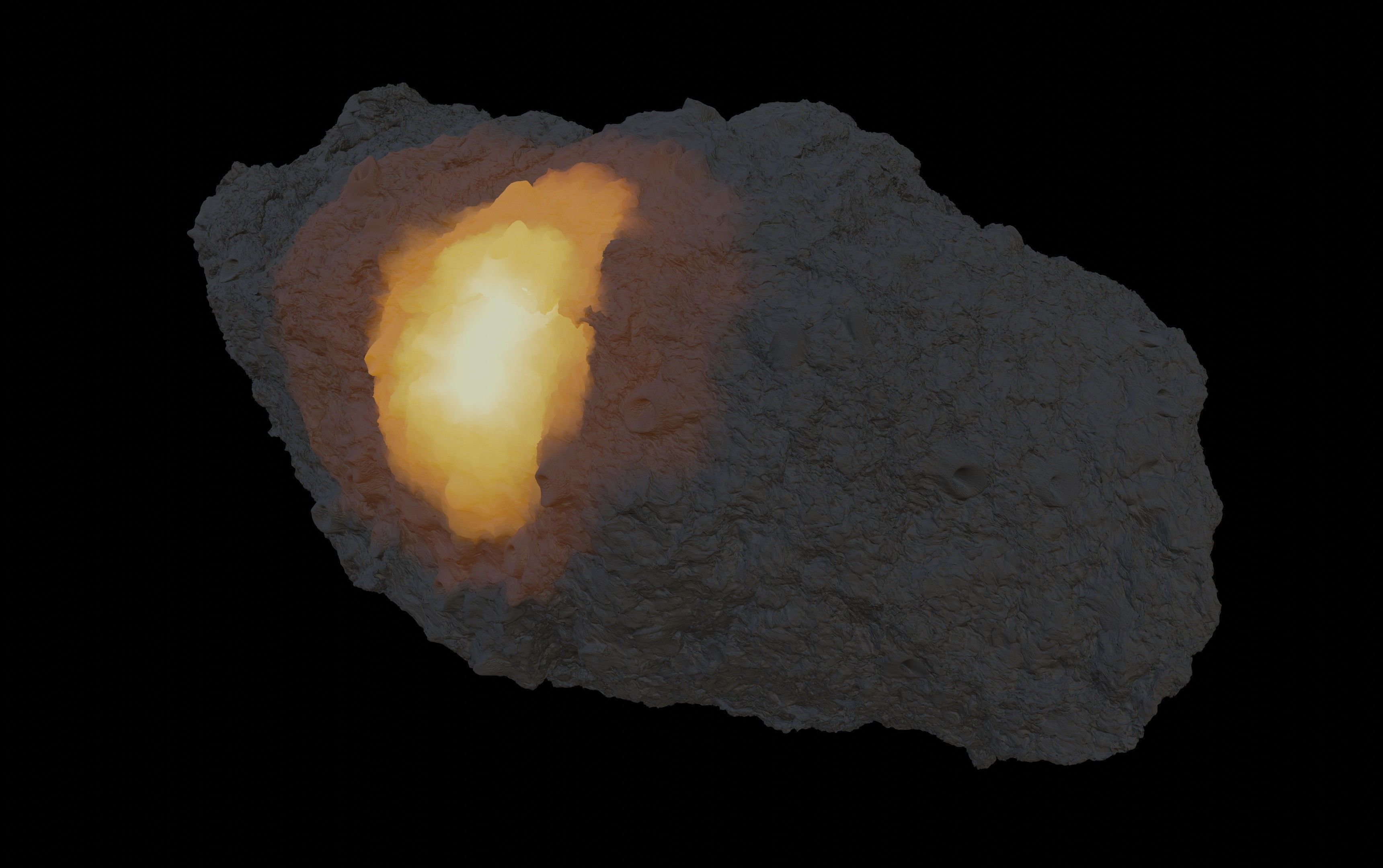 Asteroid smelting satellites 3D model_45