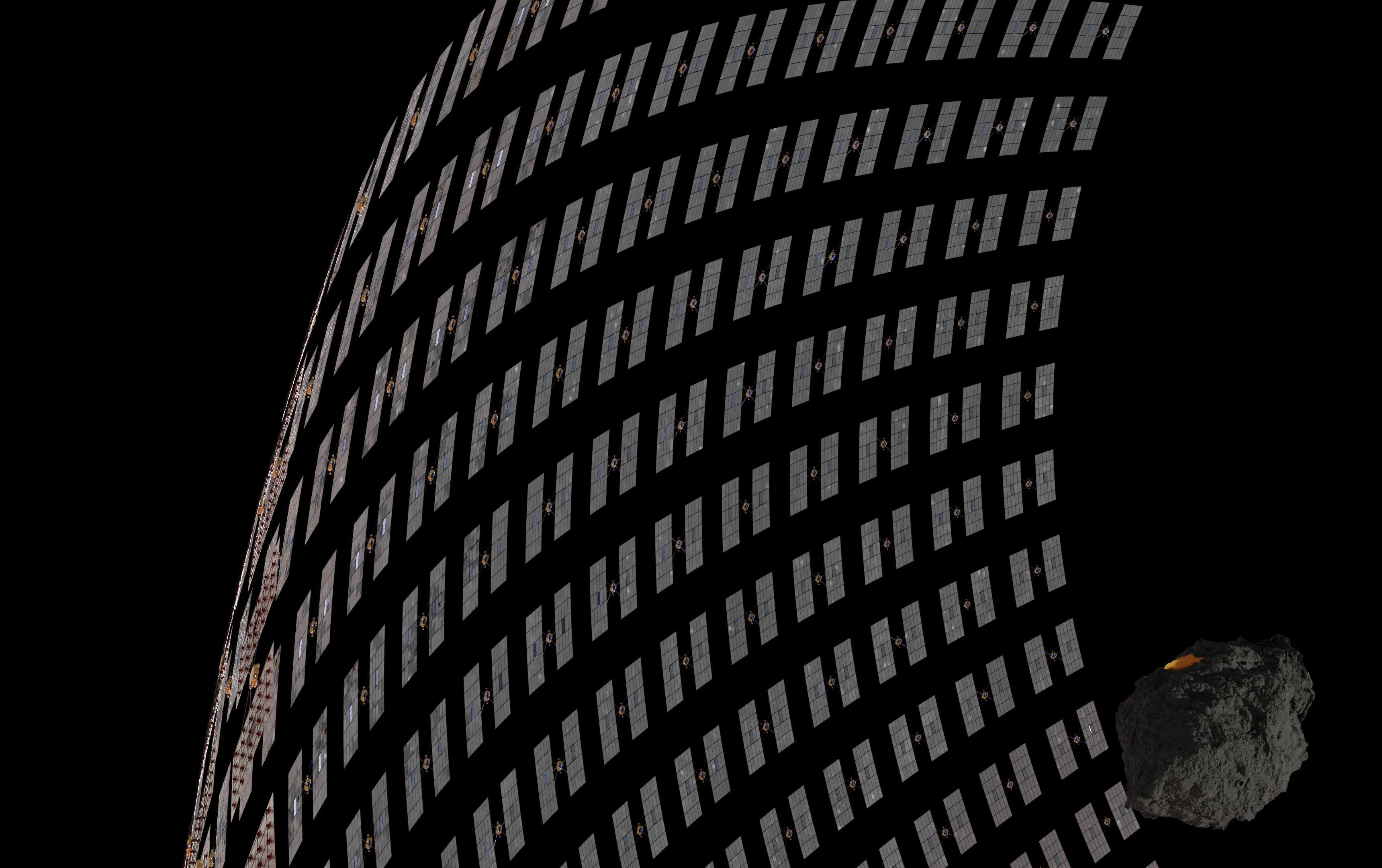 Asteroid smelting satellites 3D model_62