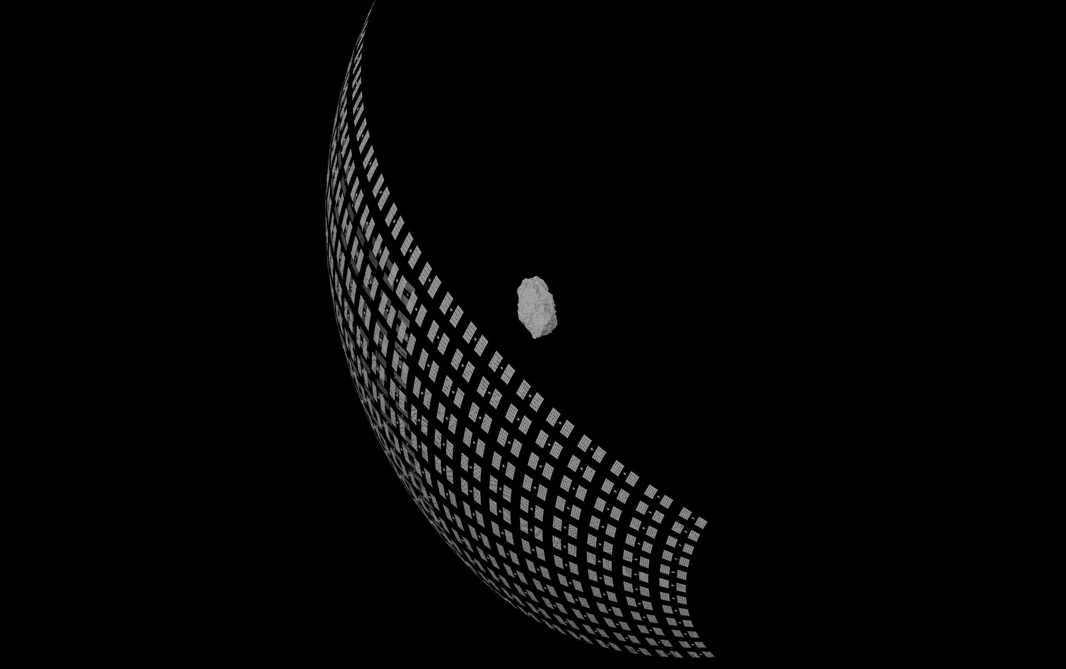 Asteroid smelting satellites 3D model_32