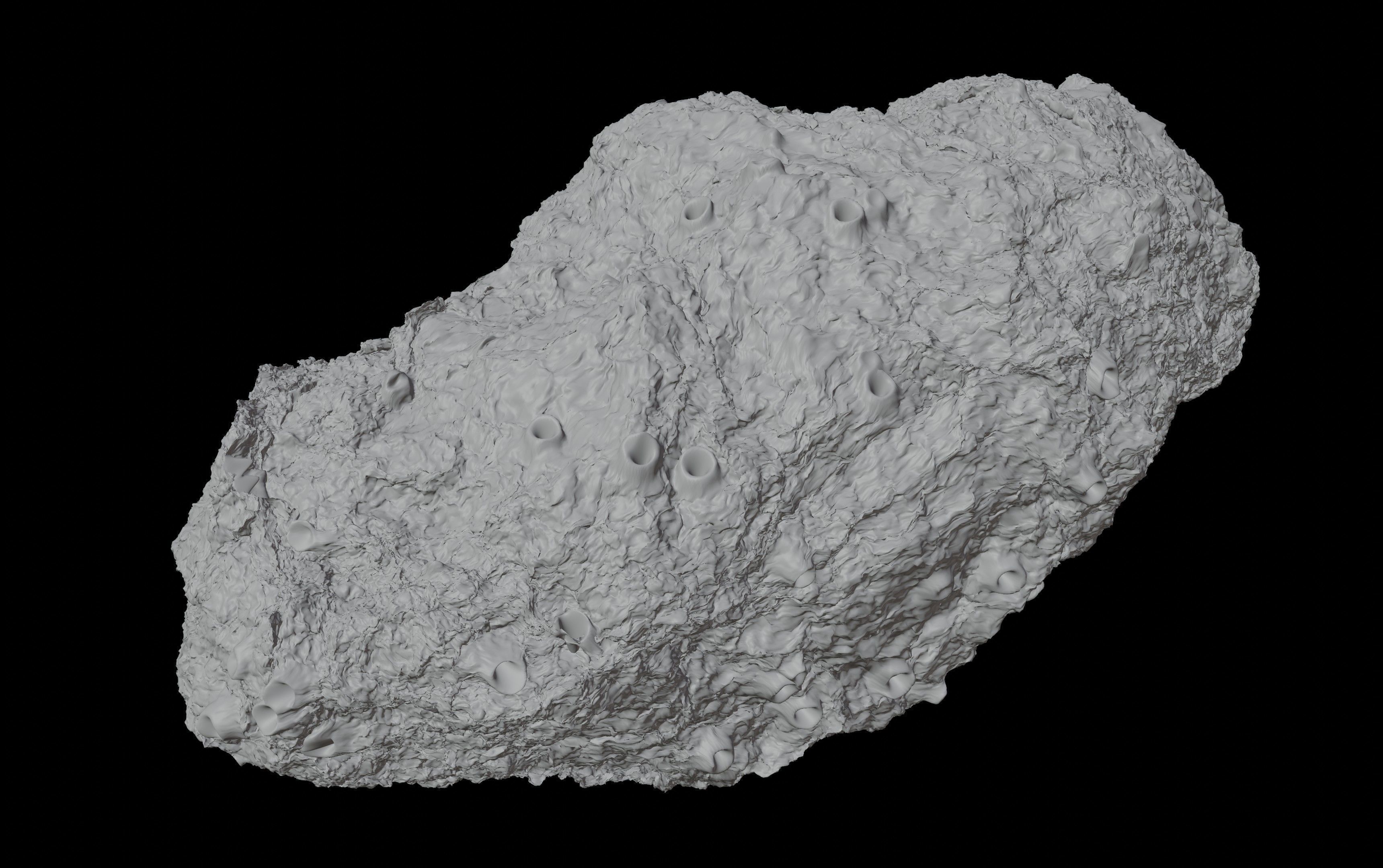 Asteroid smelting satellites 3D model_34