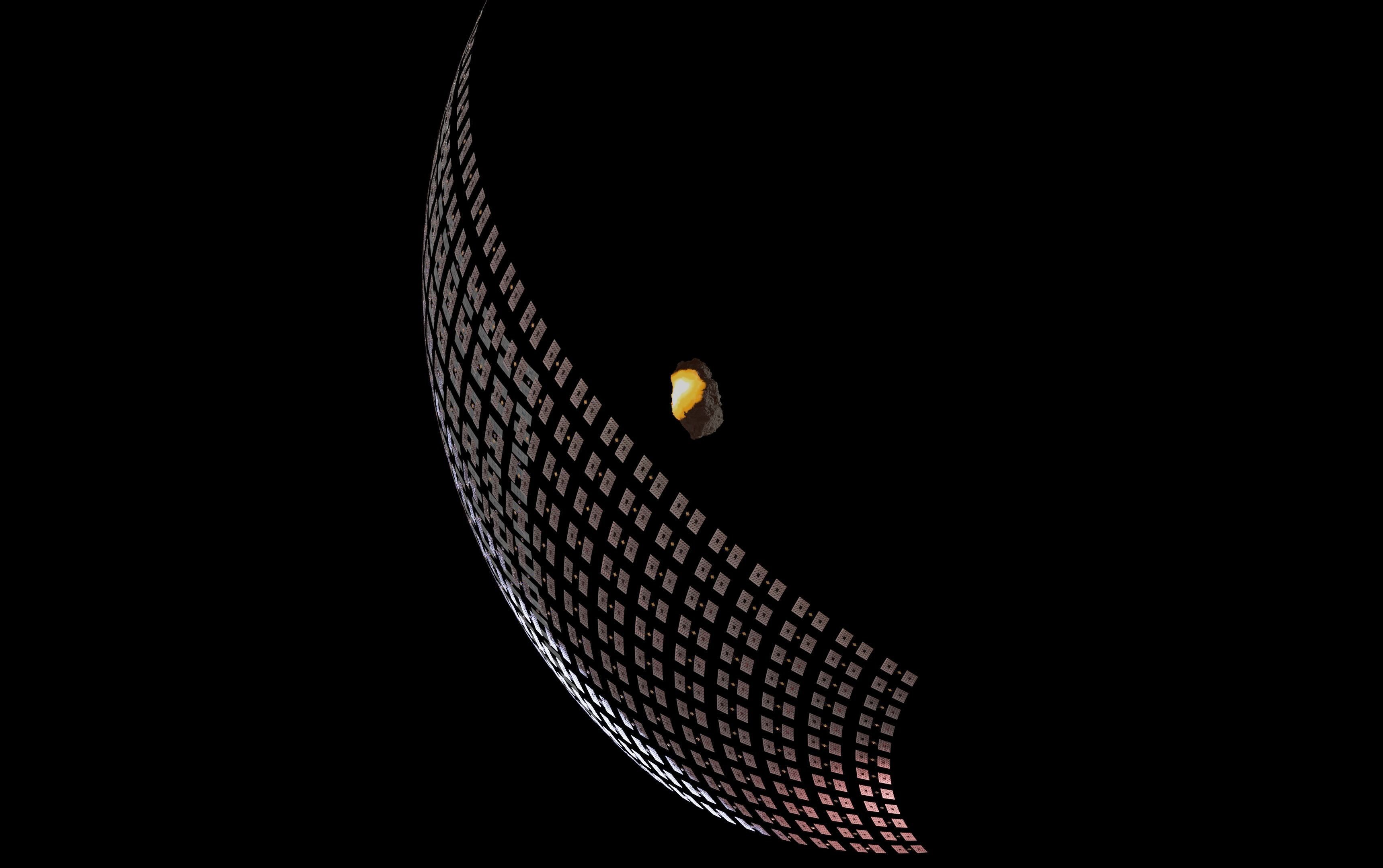 Asteroid smelting satellites 3D model_64