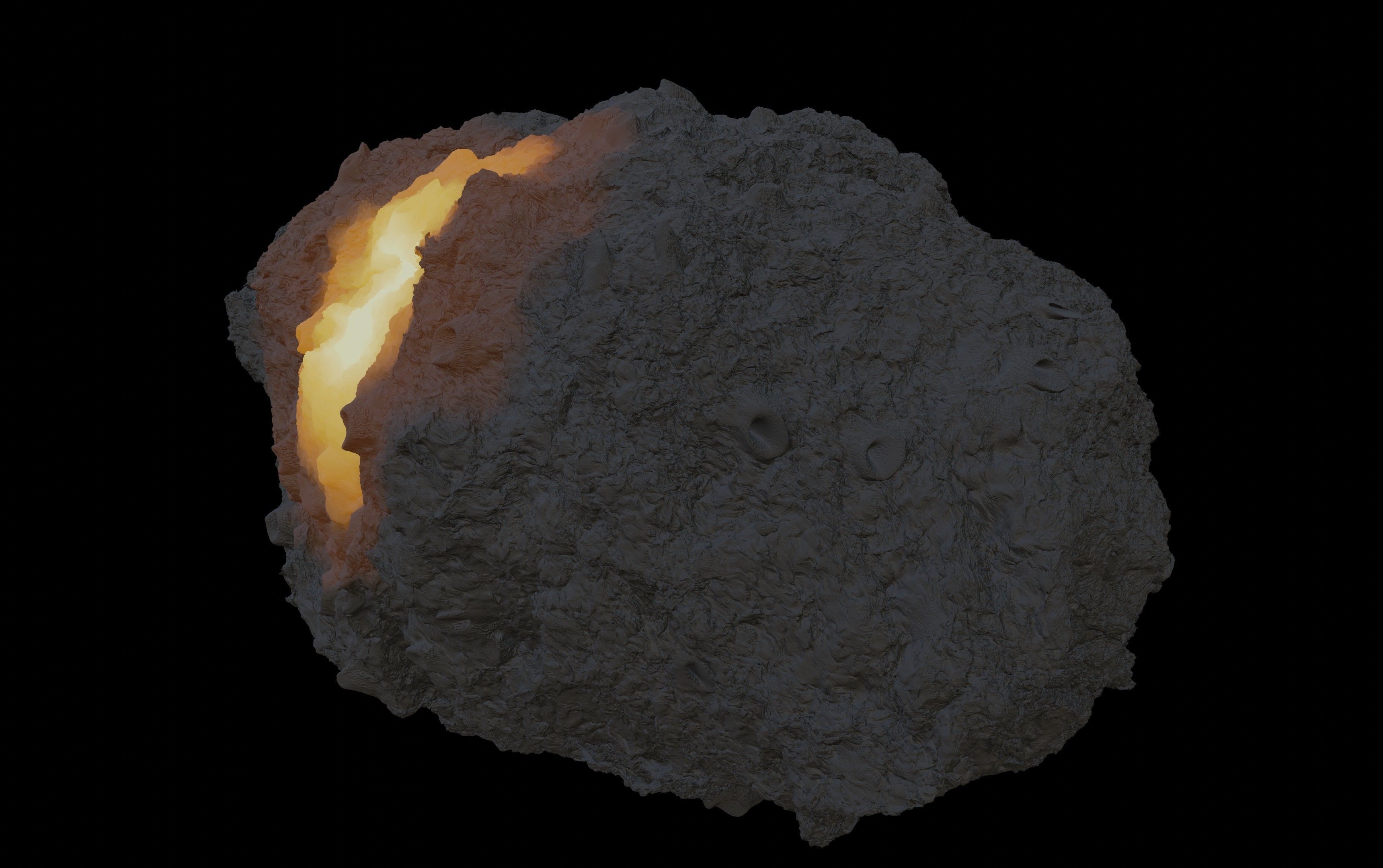 Asteroid smelting satellites 3D model_55