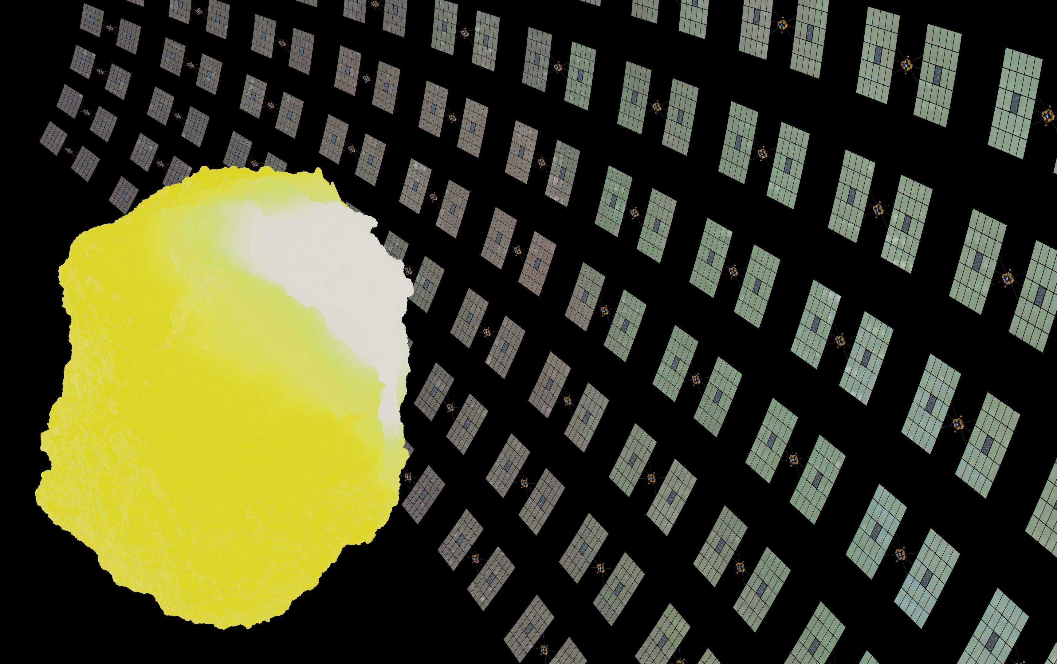 Asteroid smelting satellites 3D model_80