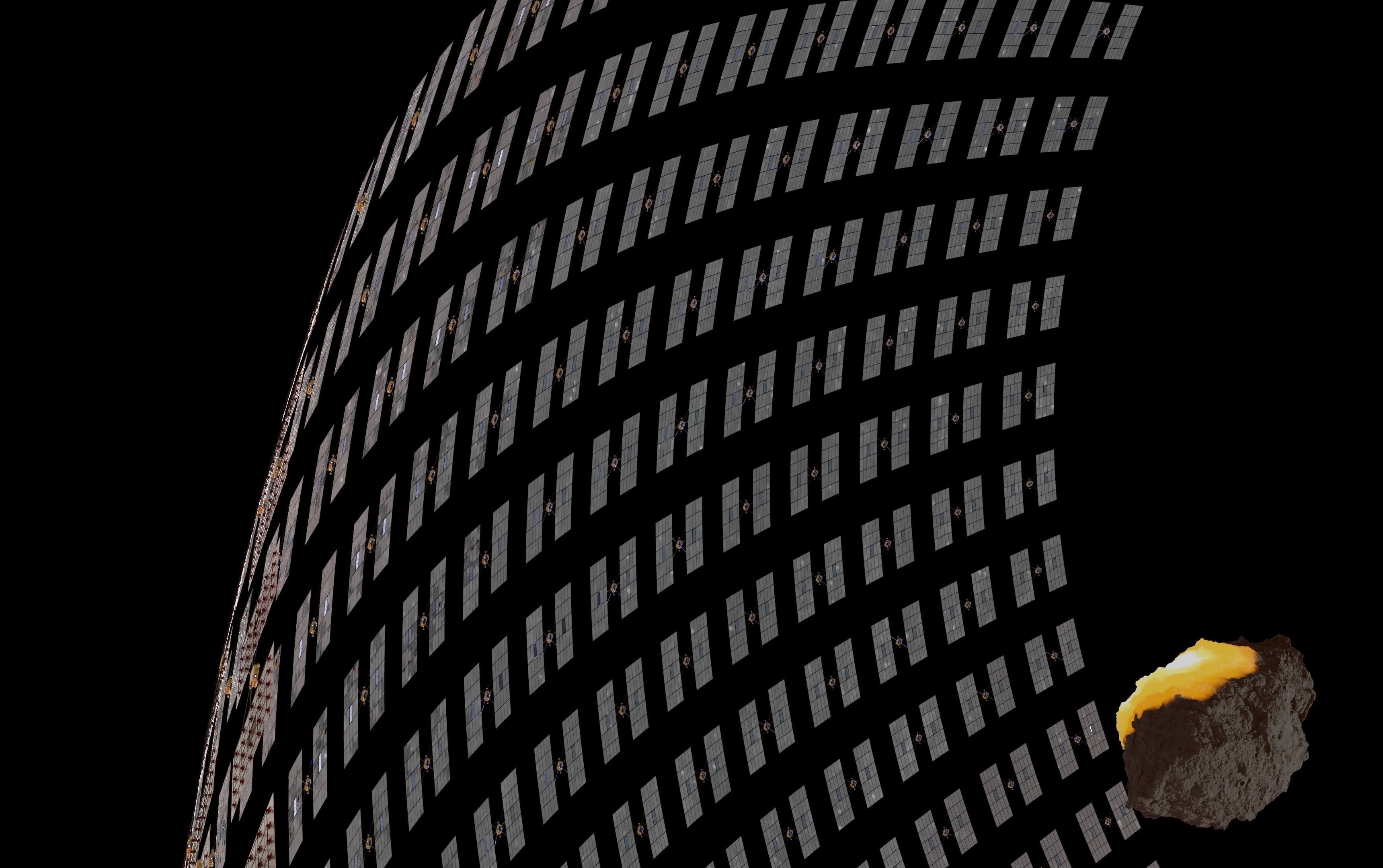 Asteroid smelting satellites 3D model_71